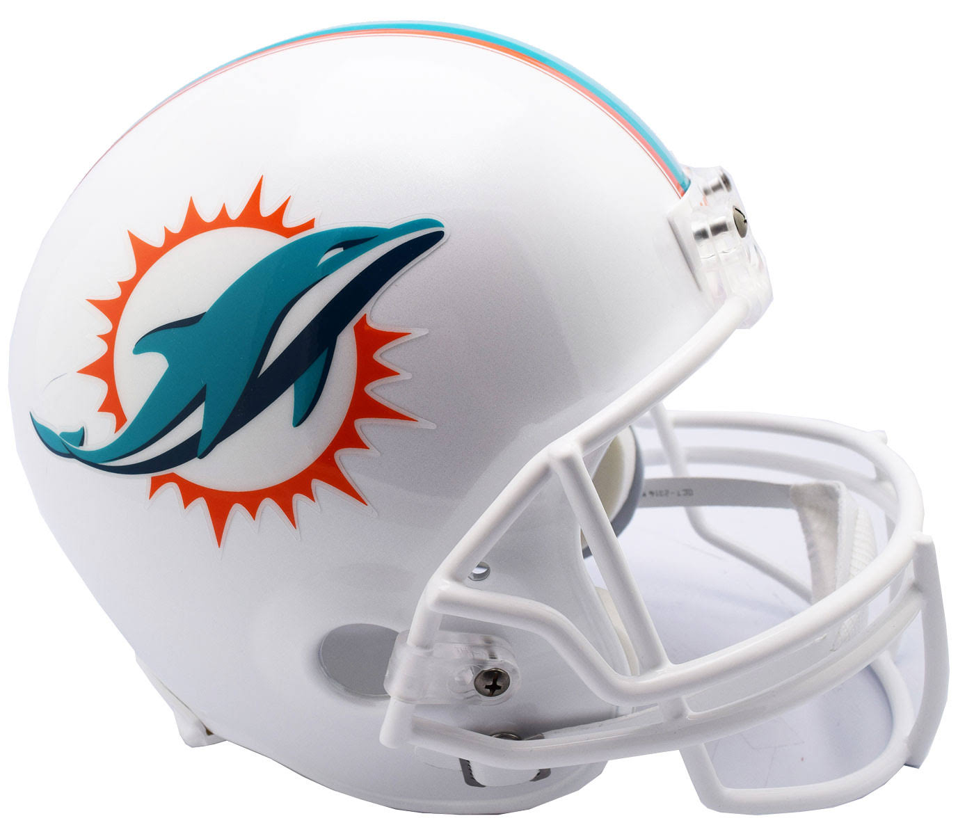 Miami Dolphins Riddell VSR4 Full Size Replica Football Helmet ...