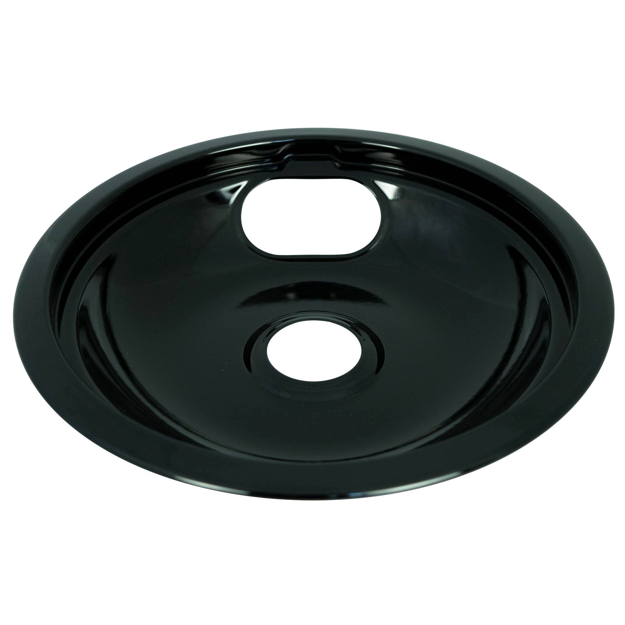 Range Kleen Porcelain Drip Pans, Black 4 count MintFabStore