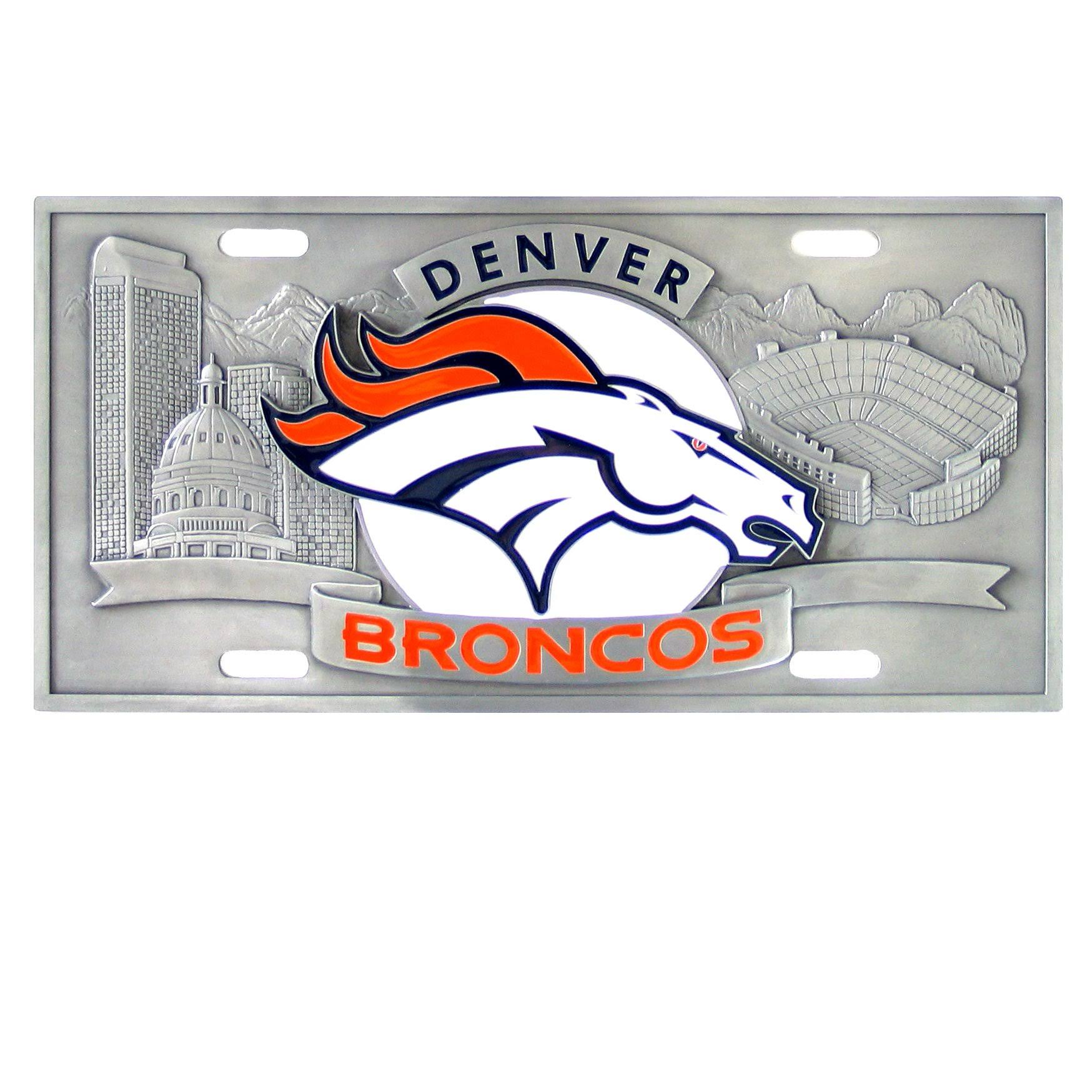 Denver Broncos Collector's License Plate MintFabStore