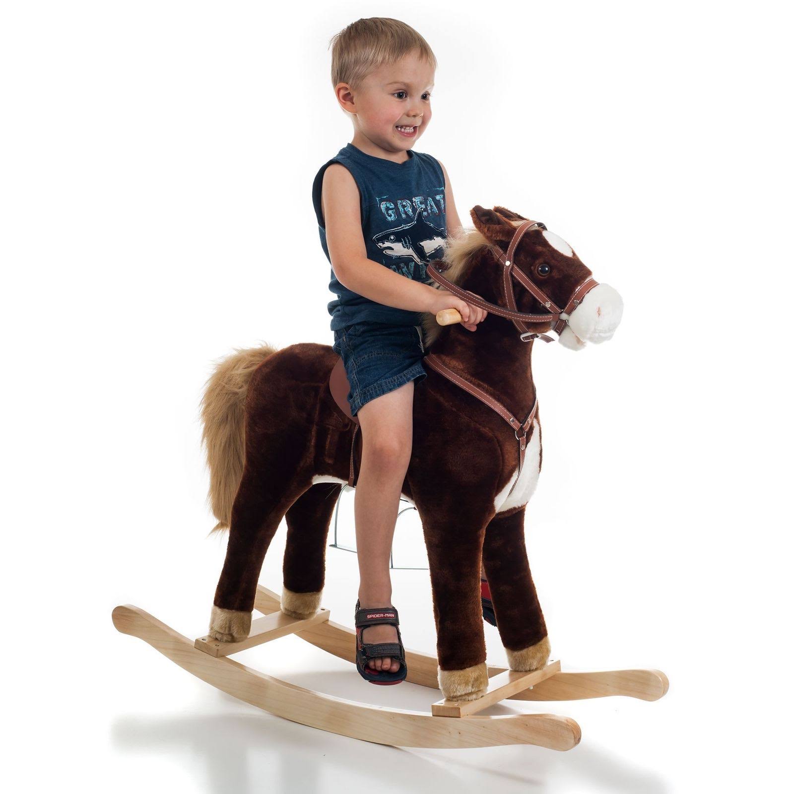 Happy Trails Plush Rocking Horse MintFabStore
