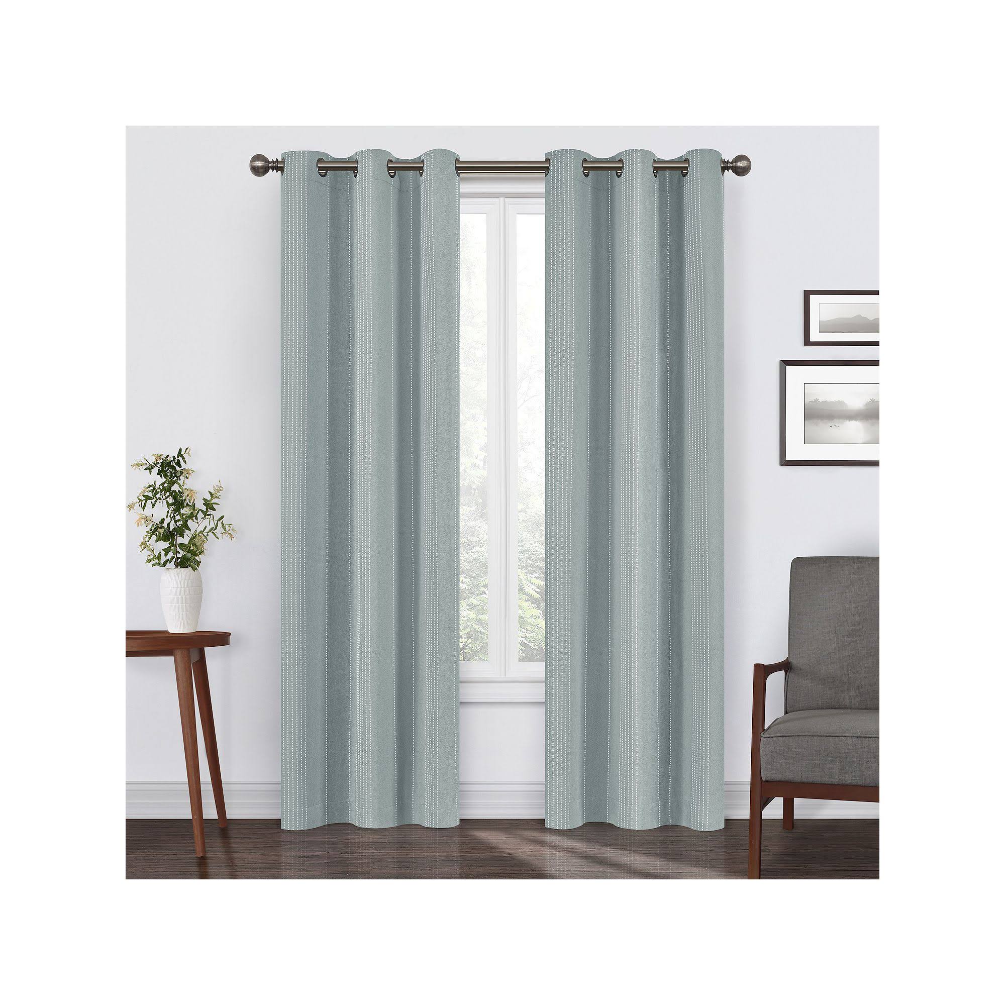 Eclipse Ronneby Blackout Window Panel 108 Inches Spa MintFabStore