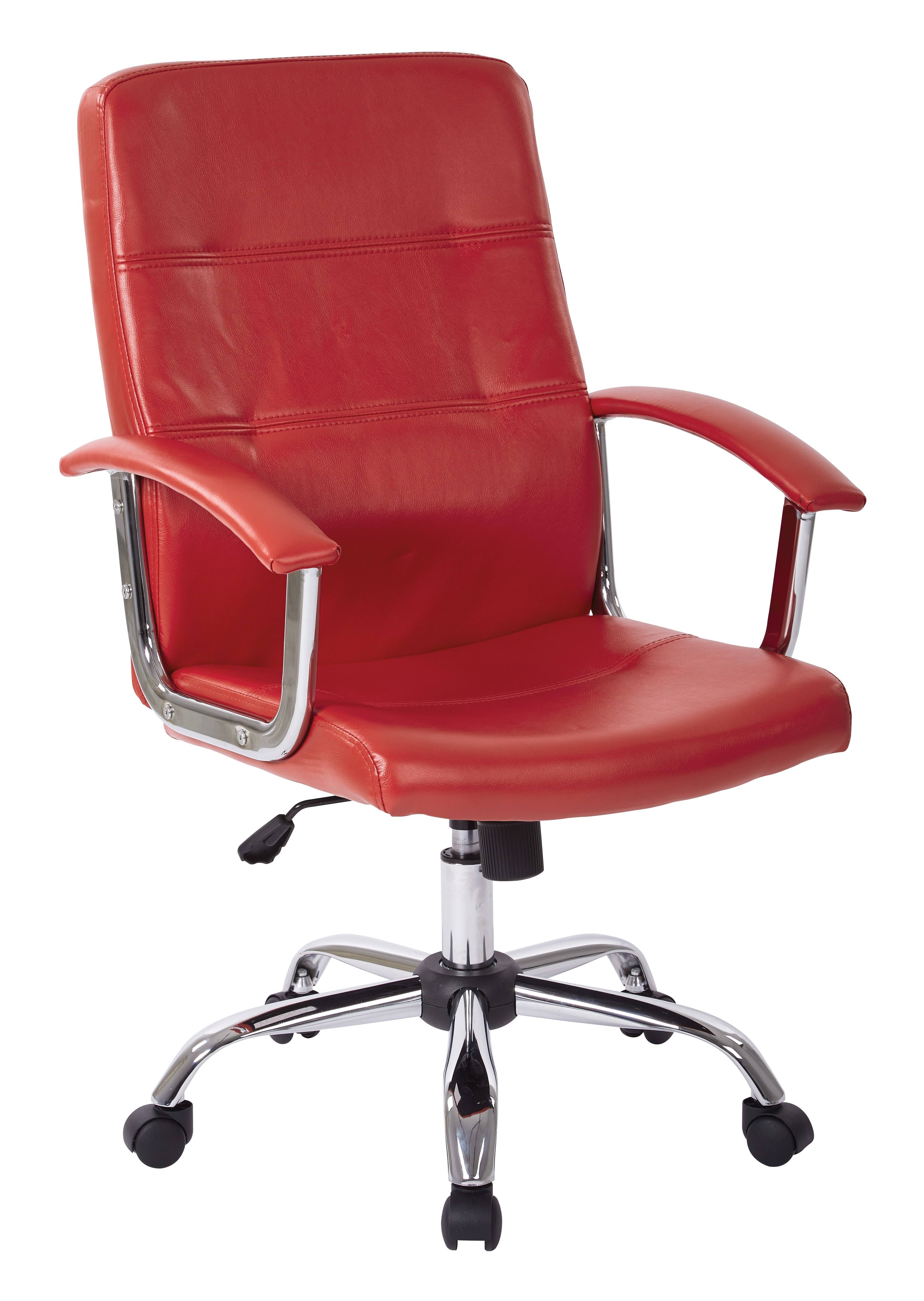 Avenue Six Malta Office Chair, Red MintFabStore