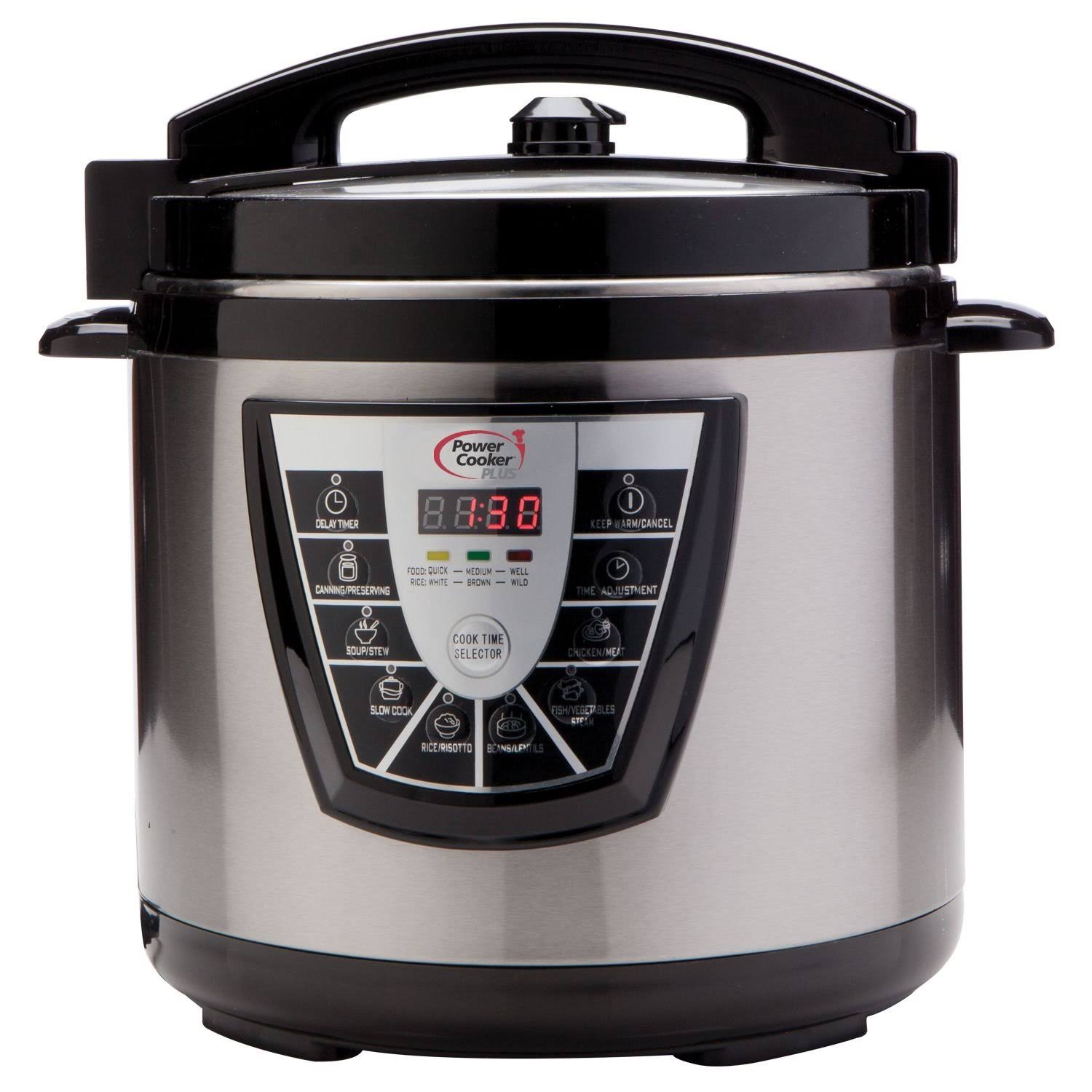 Tristar 8 quart Digital Power Pressure Cooker, Silver - MintFabStore