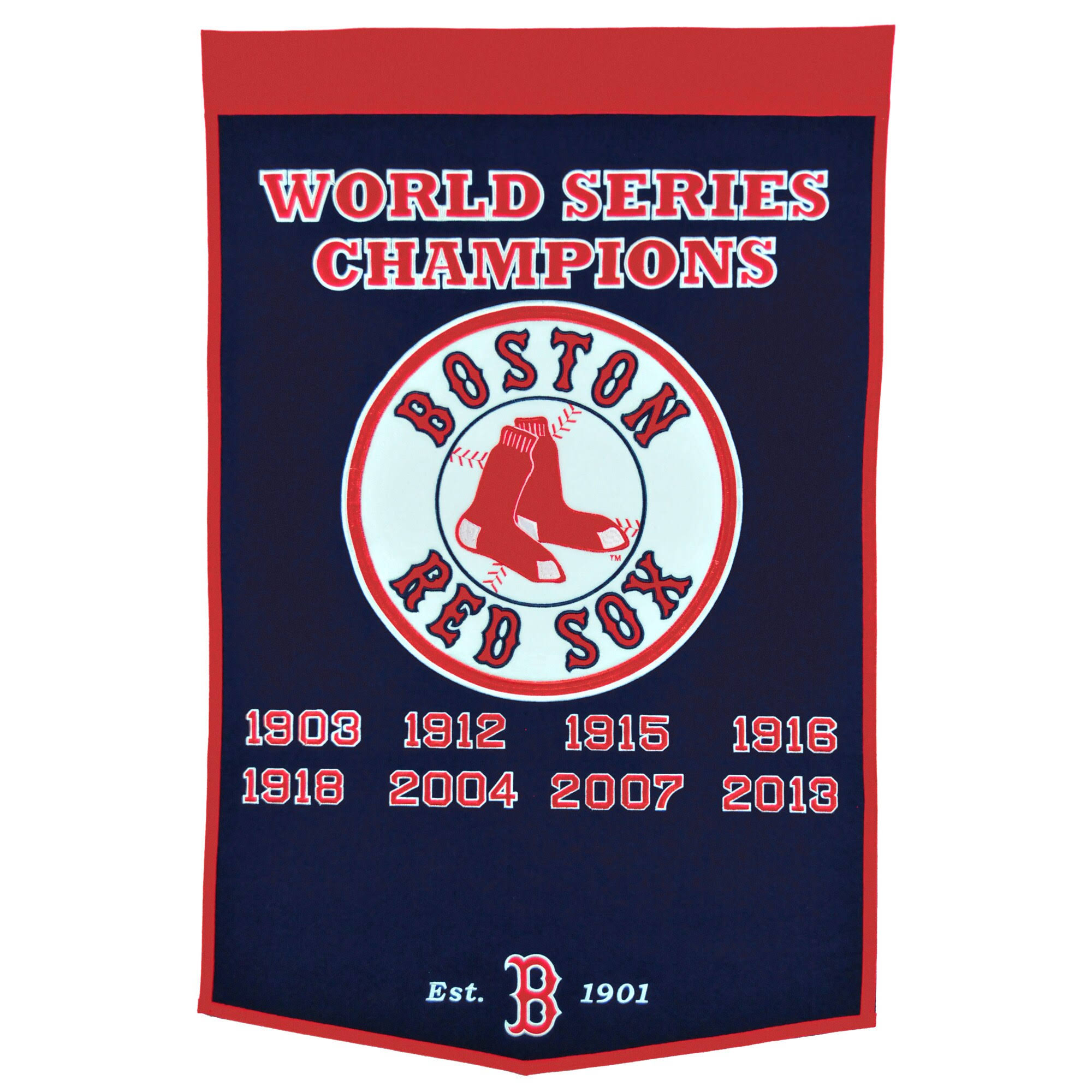 Boston Red Sox Dynasty Banner MintFabStore