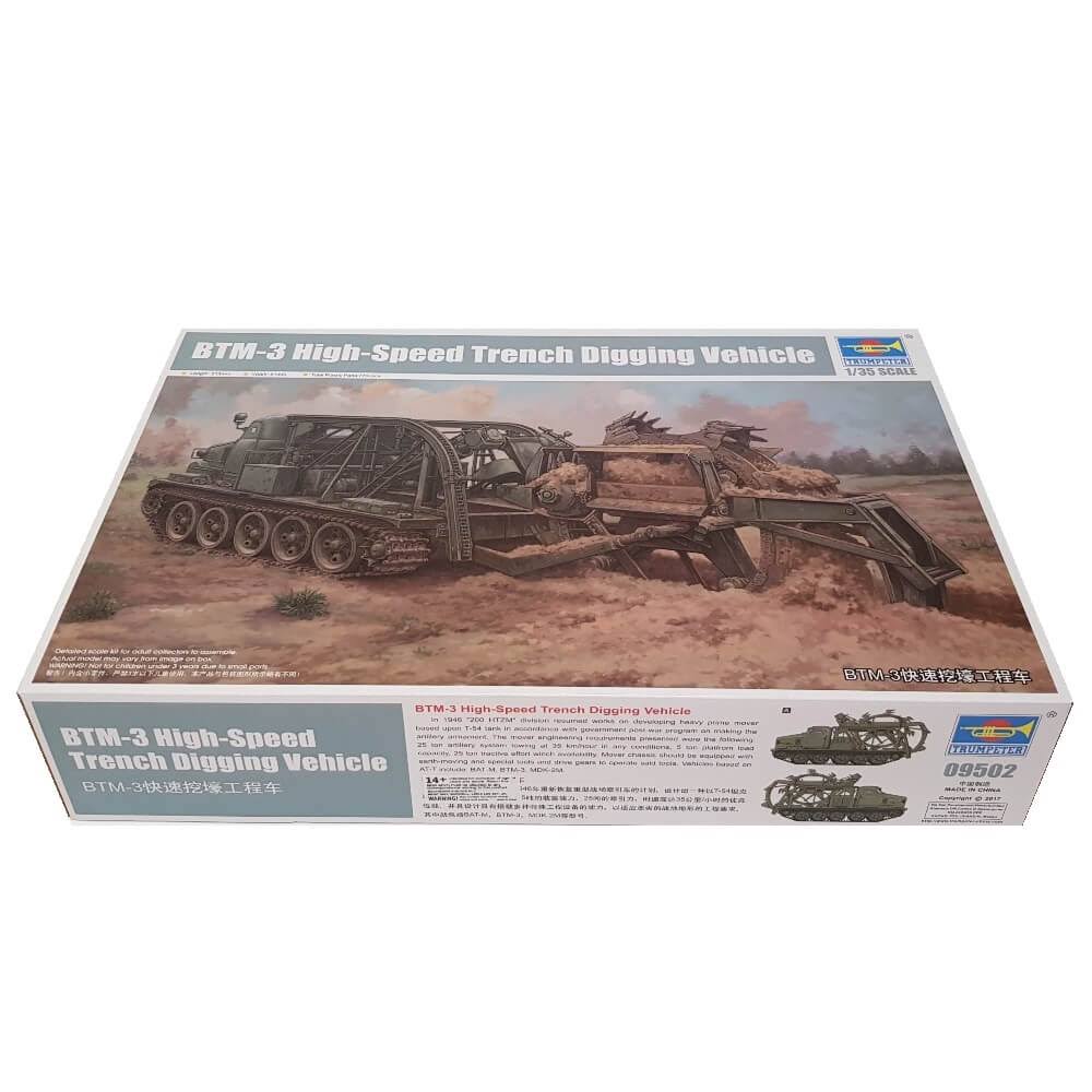 Trumpeter 09502 Model Kit BTM 3 High Speed Trench Digging Vehicle ...