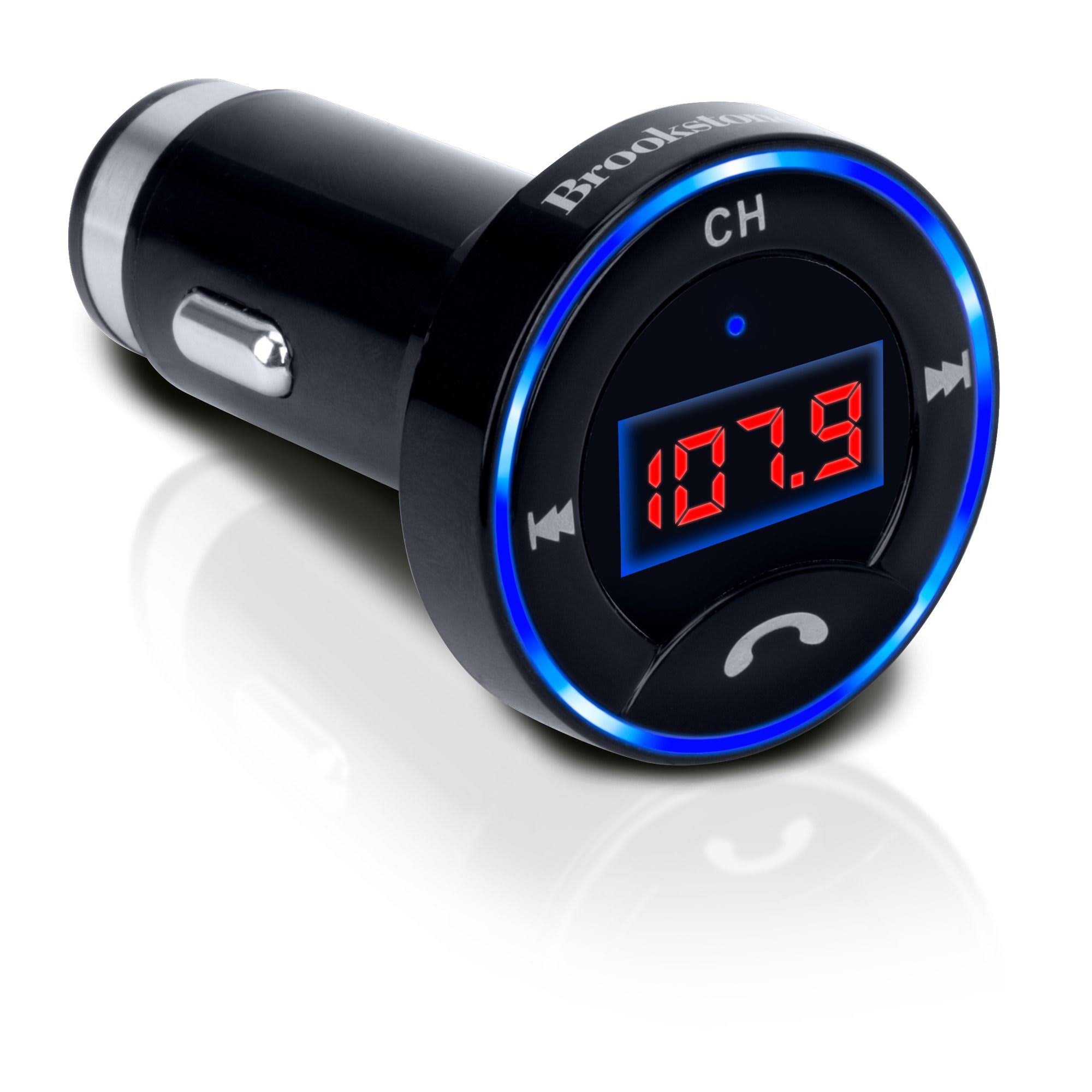 Brookstone Bluetooth Car Adapter FM Transmitter, Black MintFabStore
