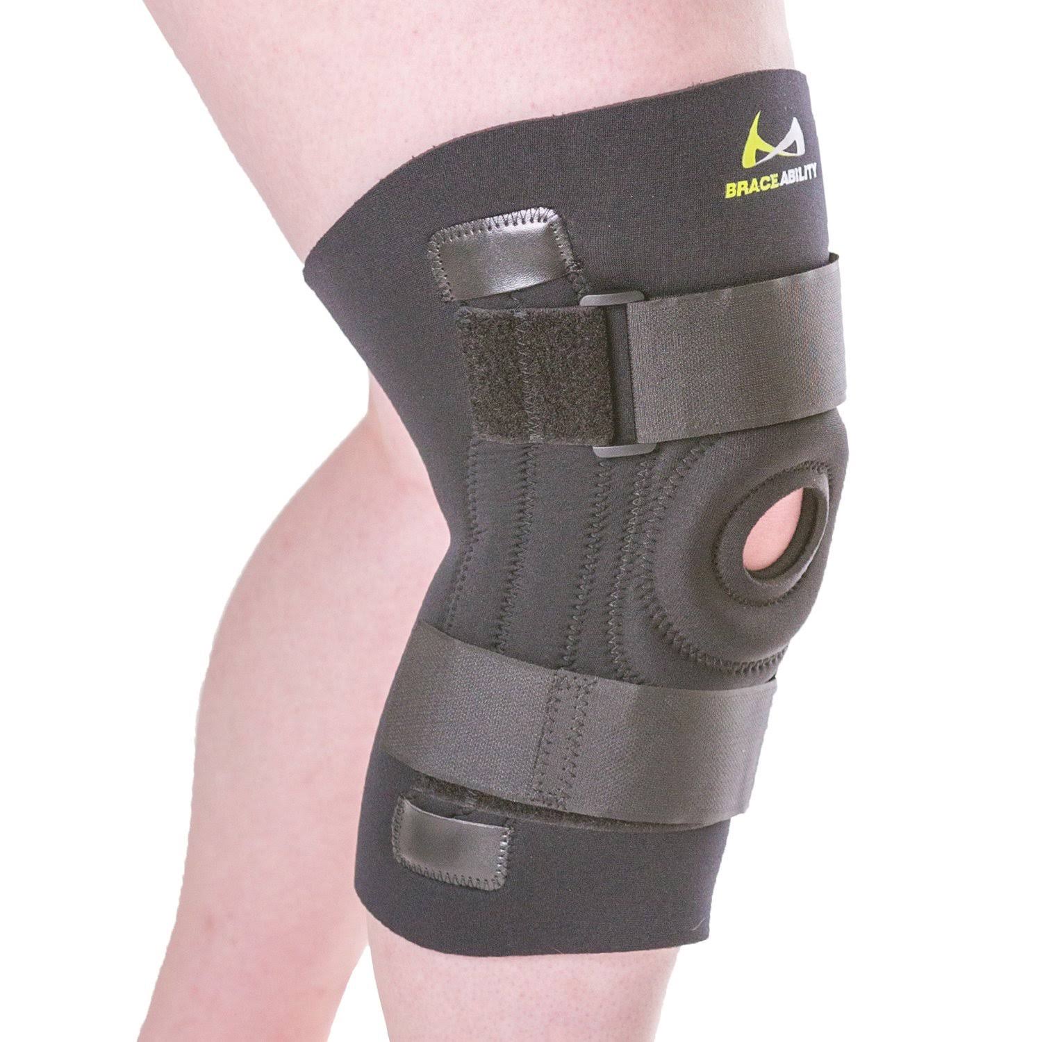 BraceAbility Knee Brace for Large Legs and Bigger People with Wide