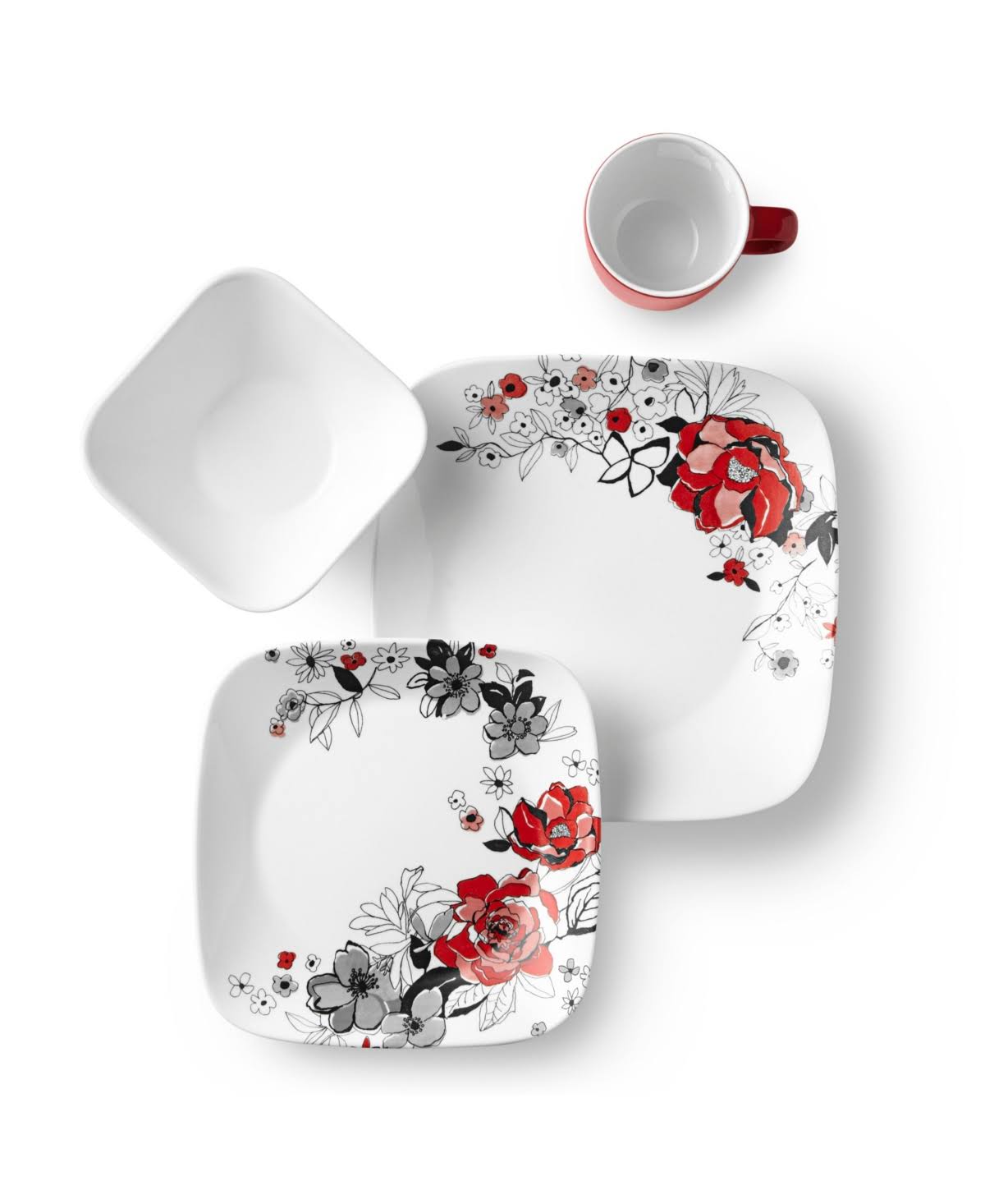 corelle chelsea rose dinnerware