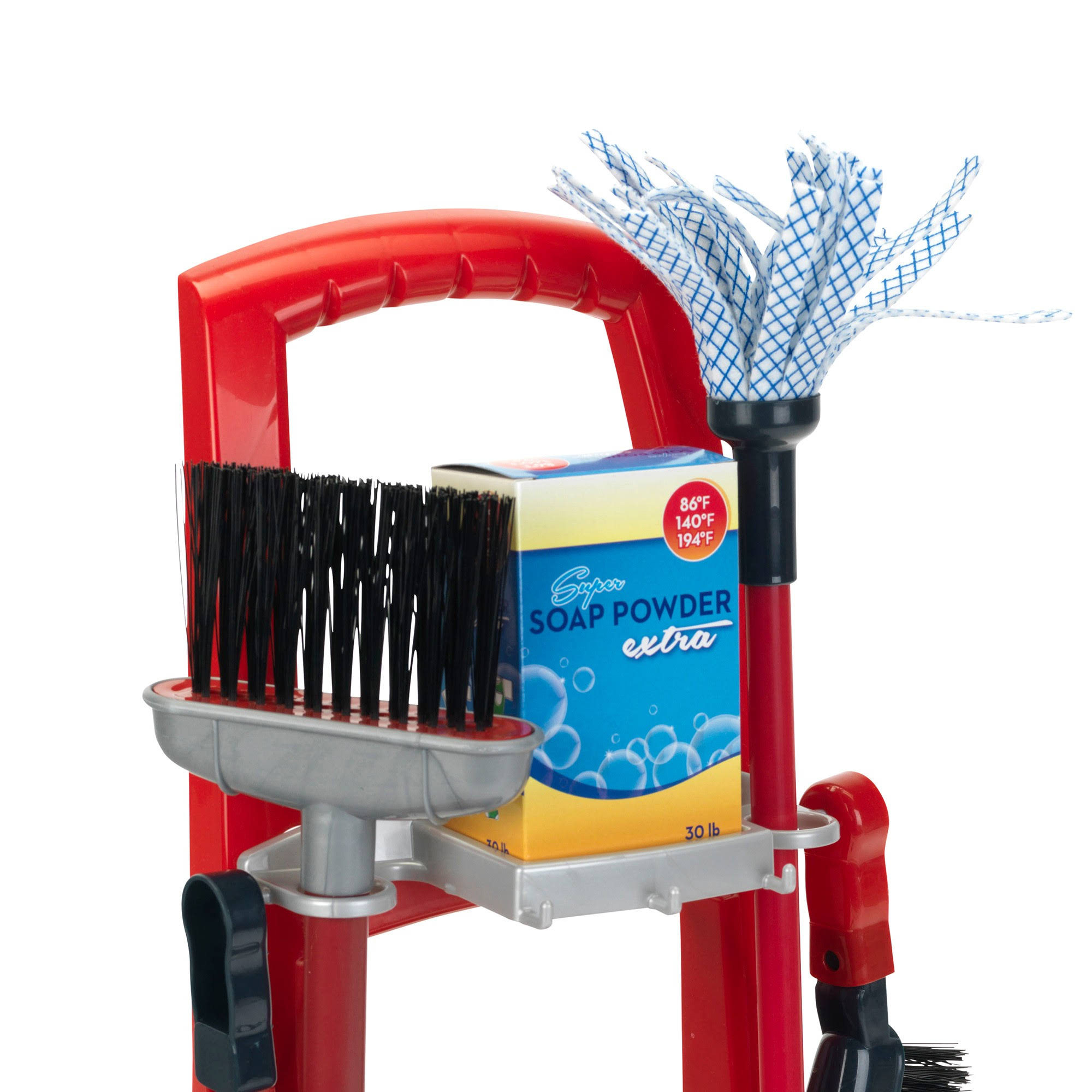 theo klein bosch cleaning trolley with vacuum cleaner