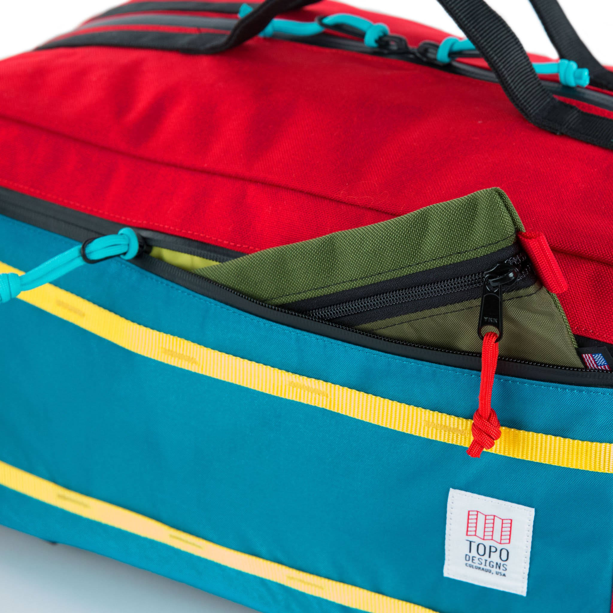 Topo Designs Mountain Duffel 40L Olive MintFabStore