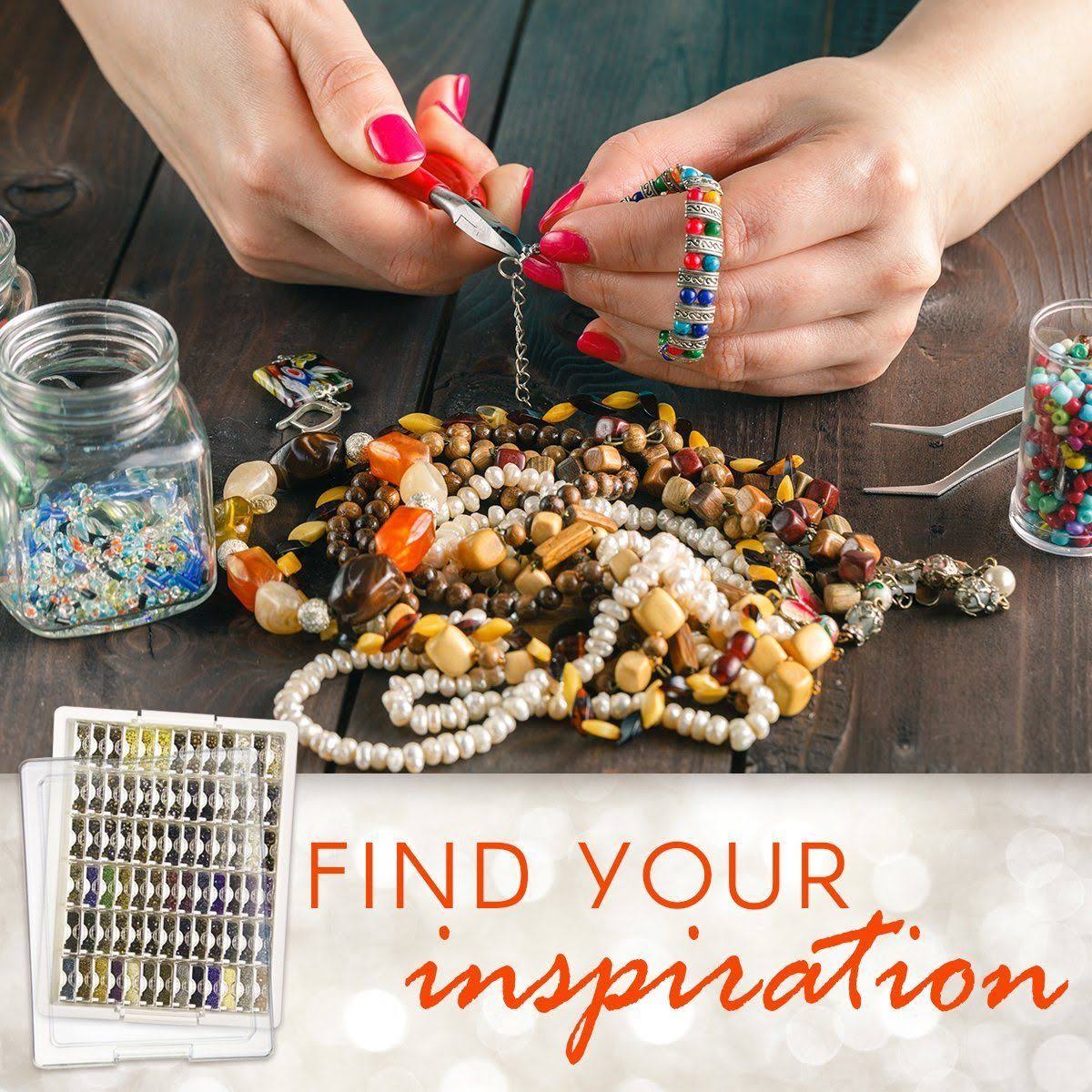 Darice 82Piece Elizabeth Ward Bead Storage Solutions Tiny Container