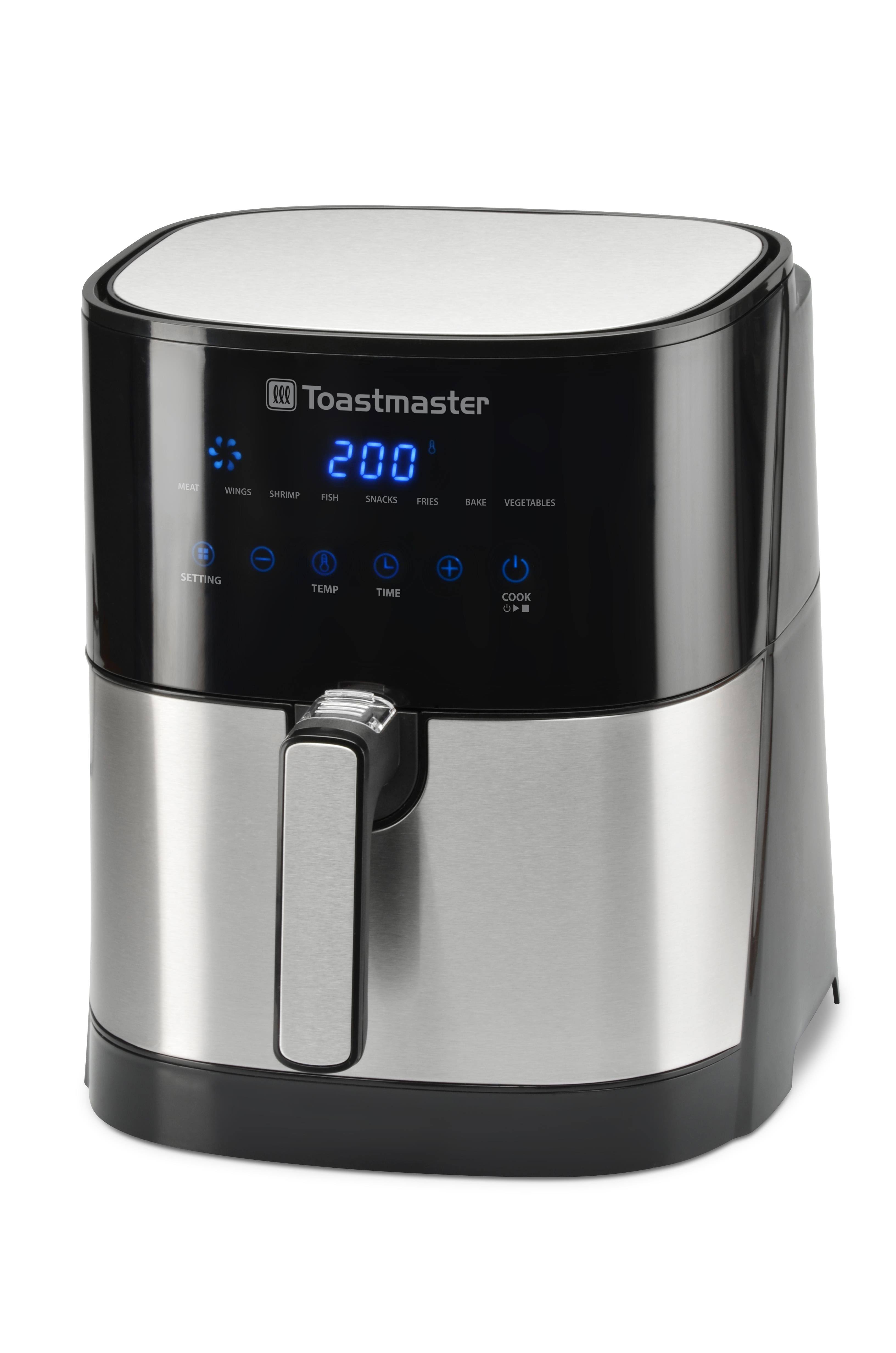 Toastmaster 5 Quart Digital Air Fryer Black MintFabStore