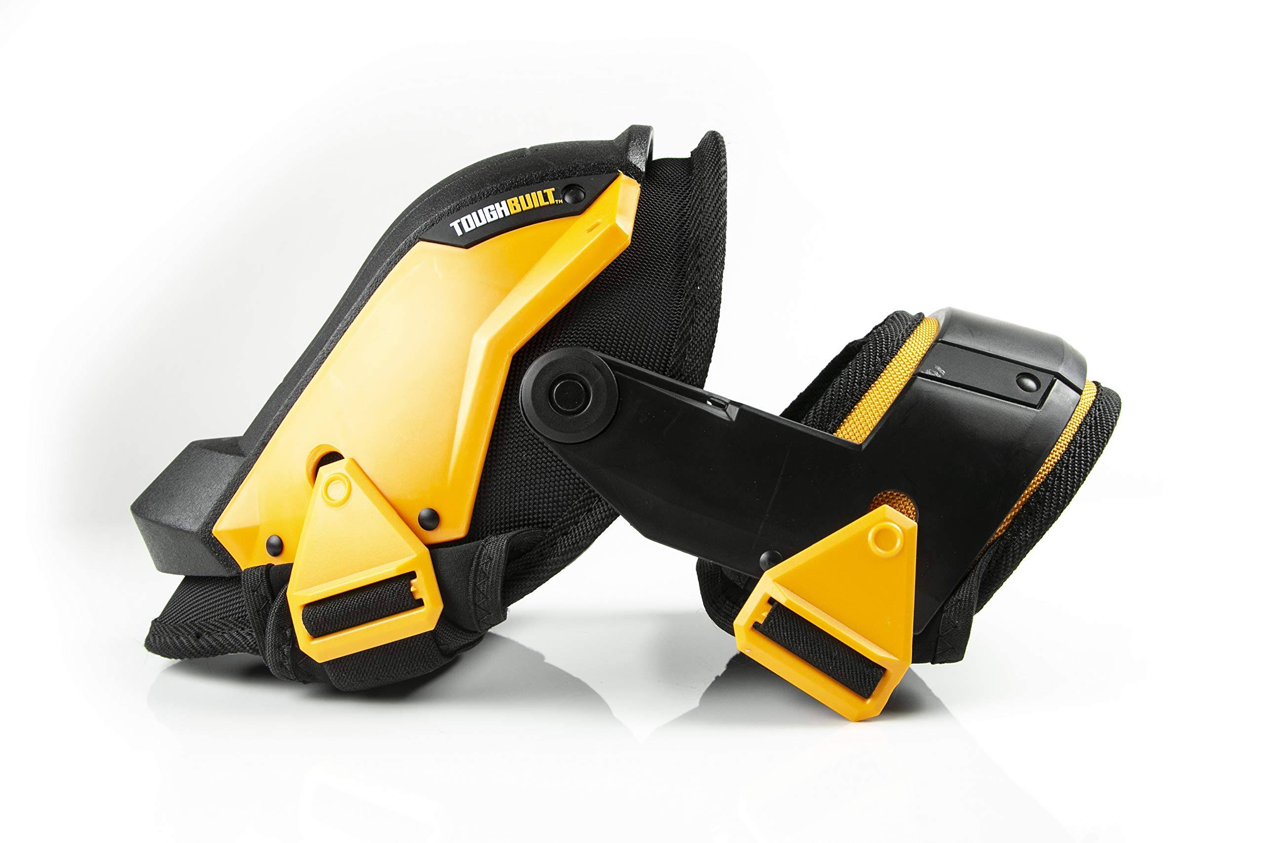 Toughbuilt GelFit Black Thigh Support Stabilization Knee Pads