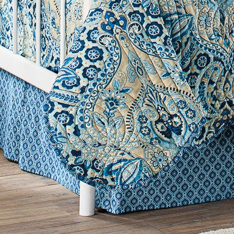 Waverly Moonlit Shadows Reversible 5 Piece Quilt Daybed Set MintFabStore