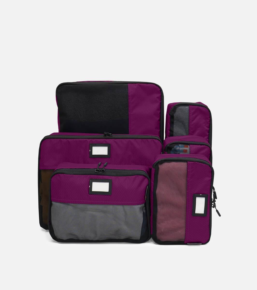 Zoomlite Packing Cubes Set 6 PC Travel Organisers for All Luggage