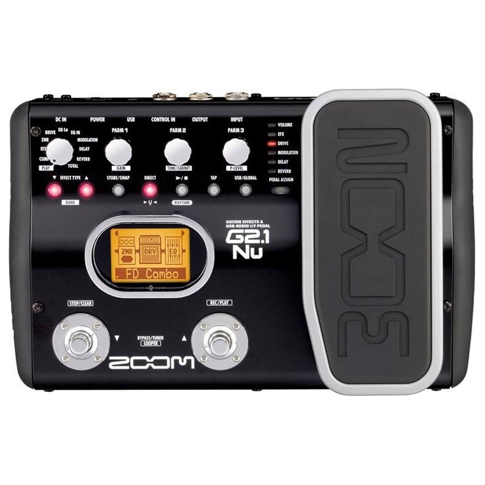 Zoom G2.1Nu Guitar MultiEffects Pedal/USB Interface MintFabStore