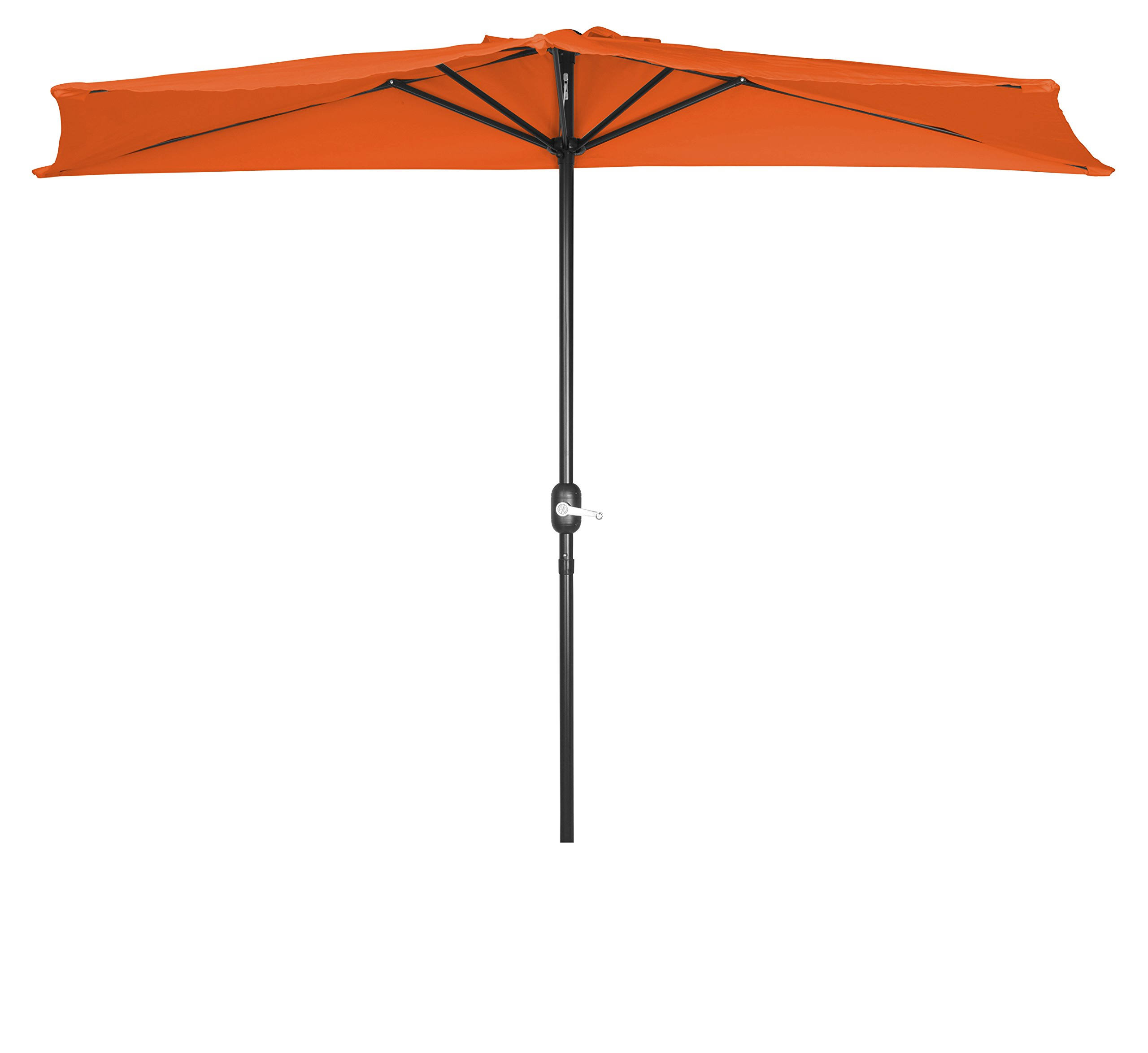 Trademark Innovations Patio Half Umbrella, 9&, Orange MintFabStore