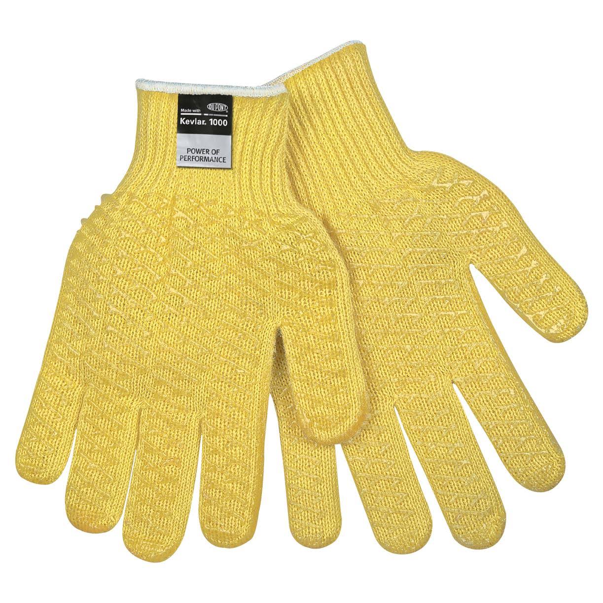 Cut Gloves,M,Yellow,Kevlar ,Pk12 MCR Safety 9370HM MintFabStore