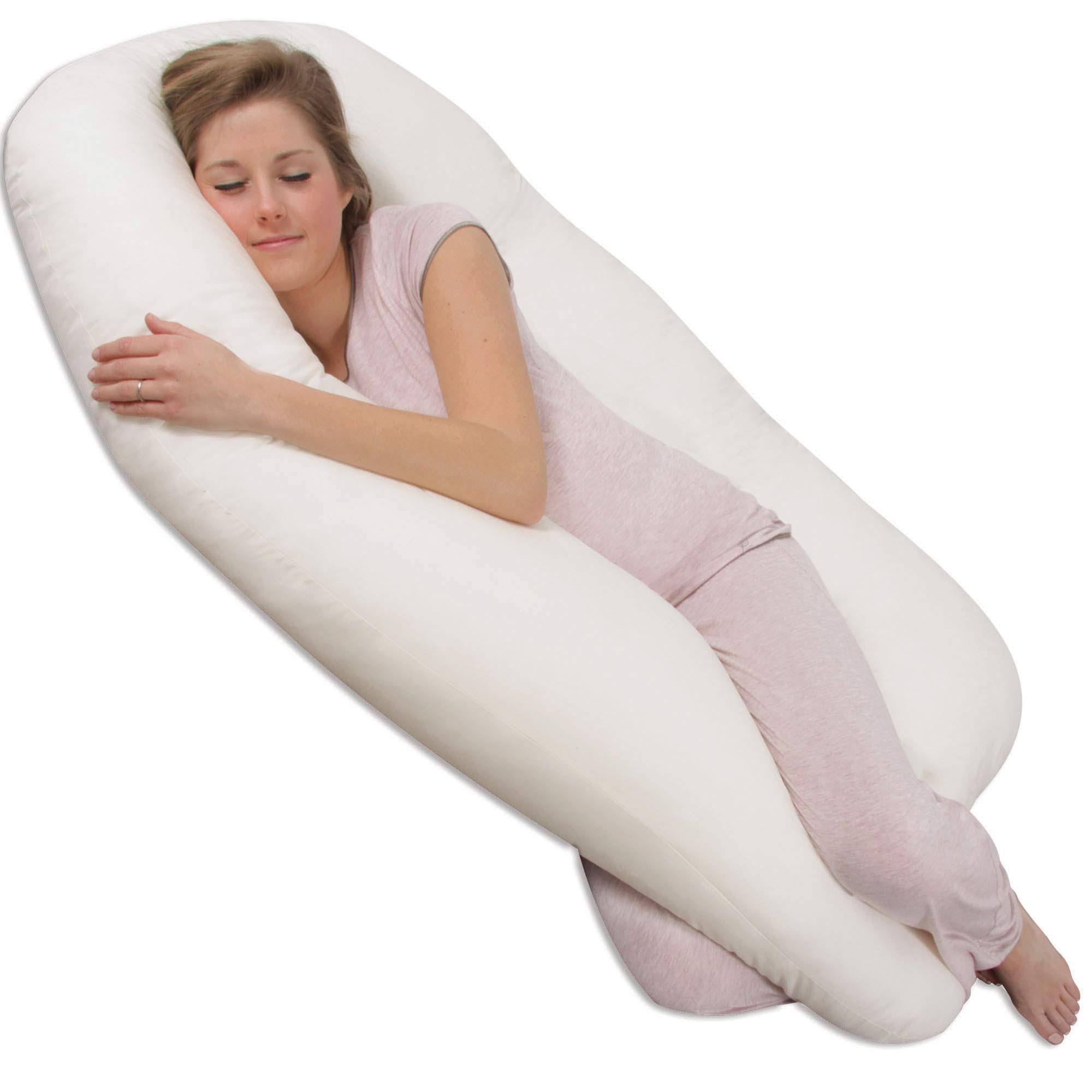 Leachco Back 'n Belly Contoured Body Pillow, Ivory Joueurfd