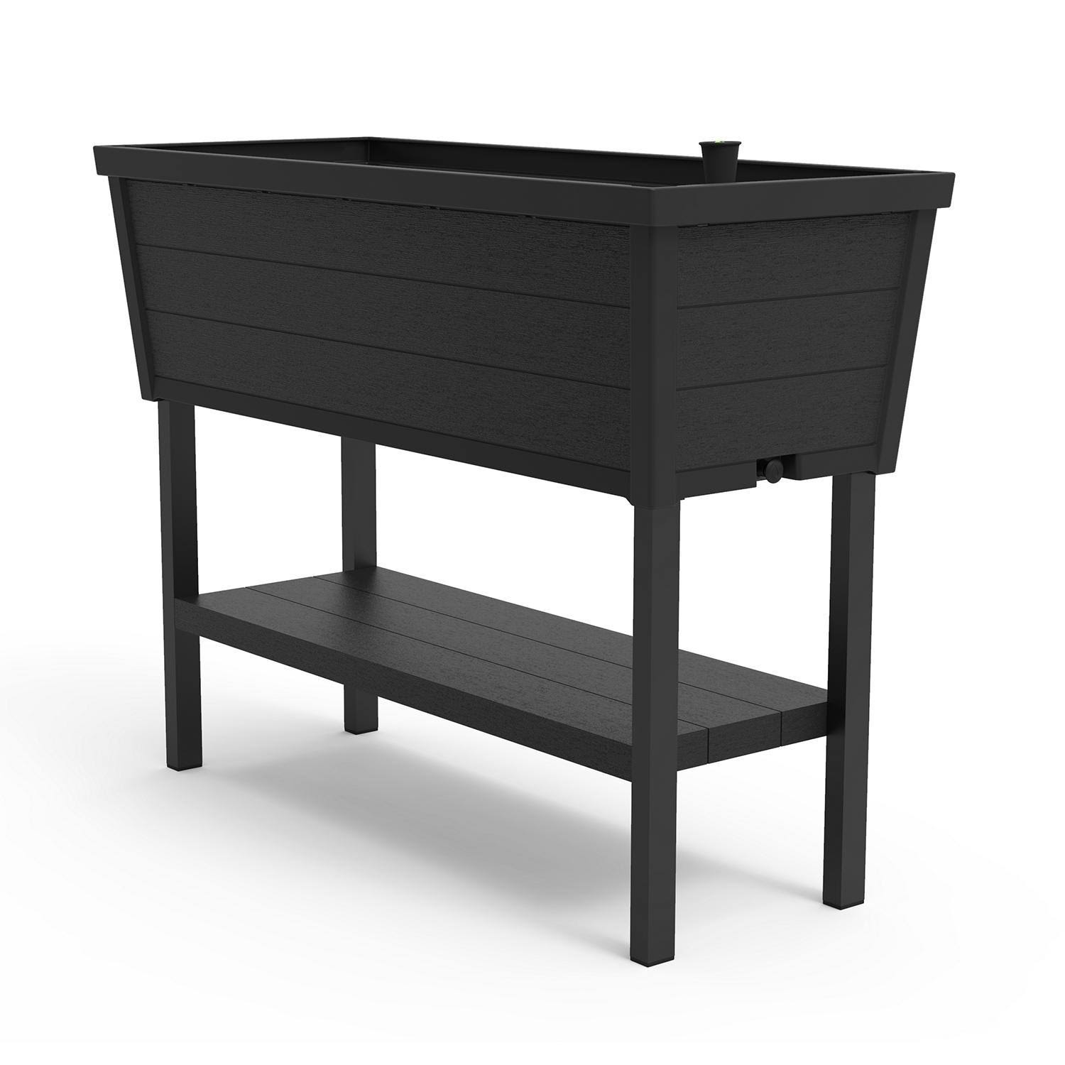 Keter 236157 Urban Bloomer, Resin Elevated Planter Raised Garden Bed