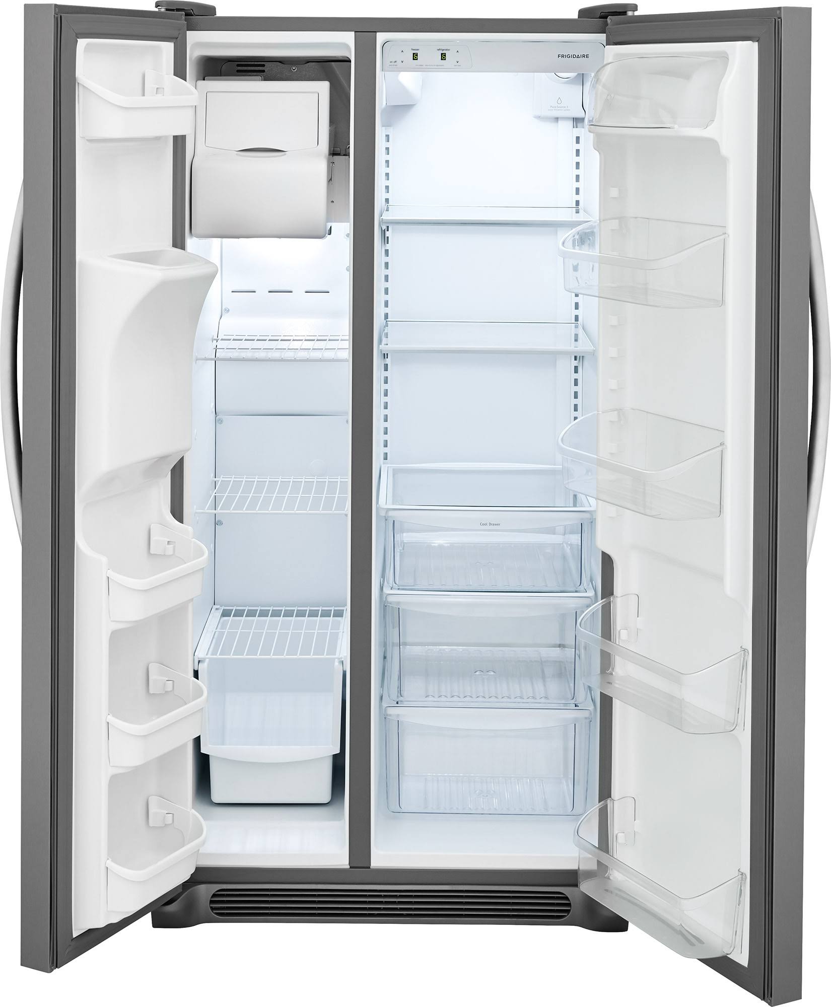 Frigidaire FFSS2315TS SidebySide Refrigerator 33" 22 cu ft Stainless Steel Frgino