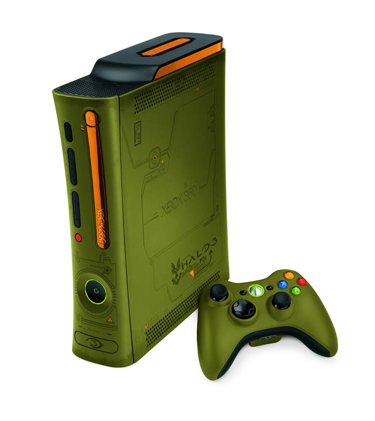Microsoft Xbox 360 Halo 3 Special Edition - 20 GB - Spartan Green And ...