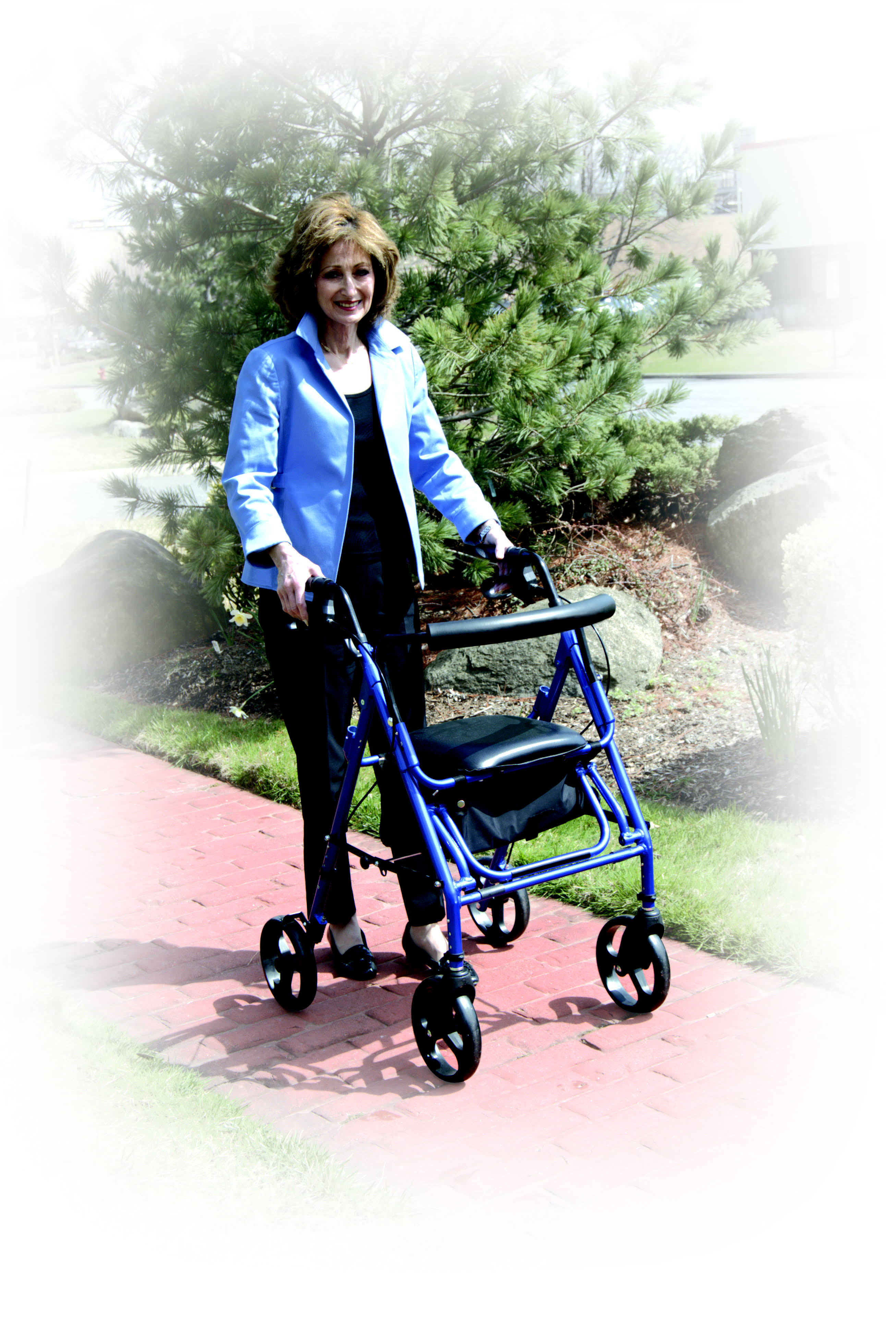 Drive Medical Duet Dual Function Transport Wheelchair Walker Rollator