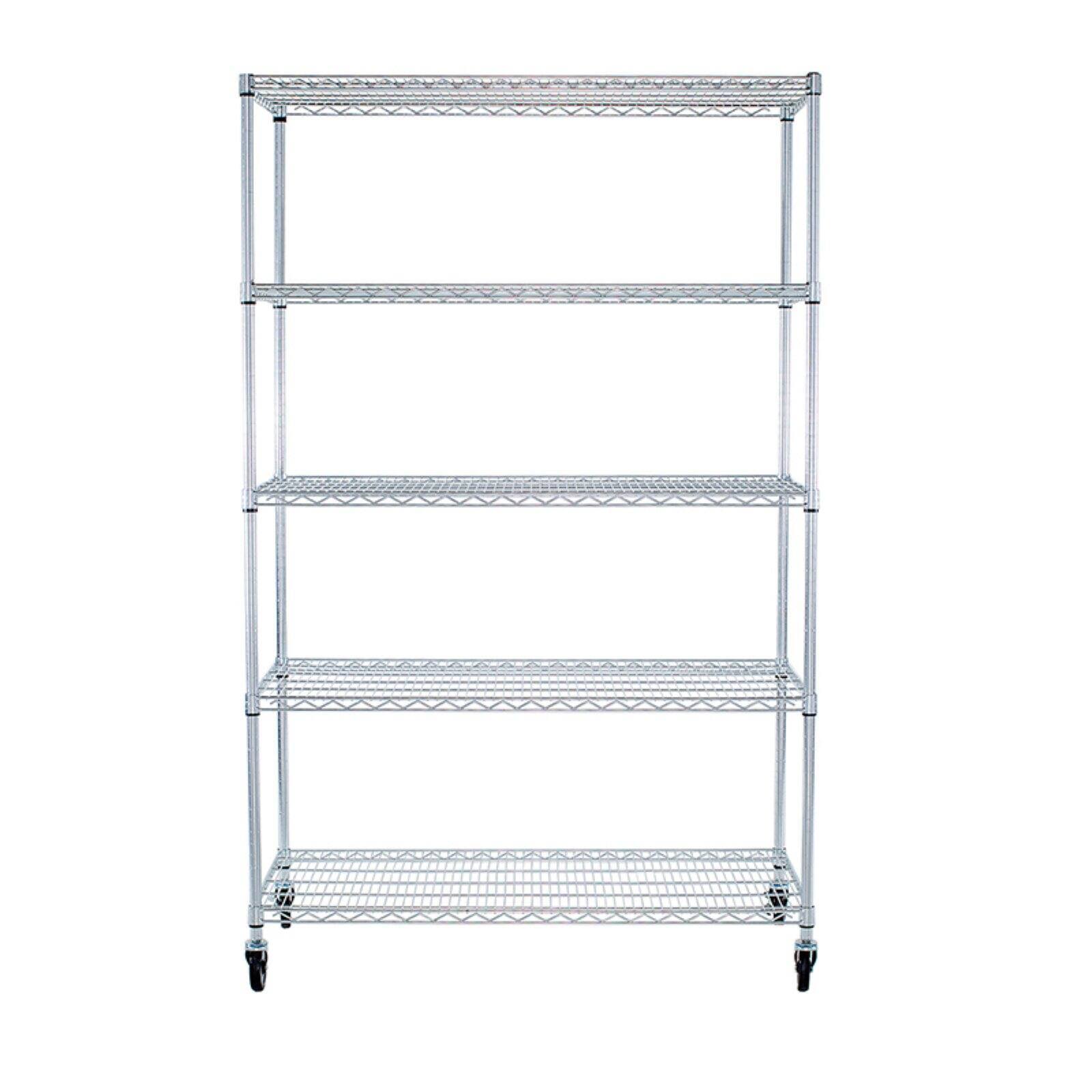 Trinity EcoStorage 5 Tier Wire Shelving Rack Frgino