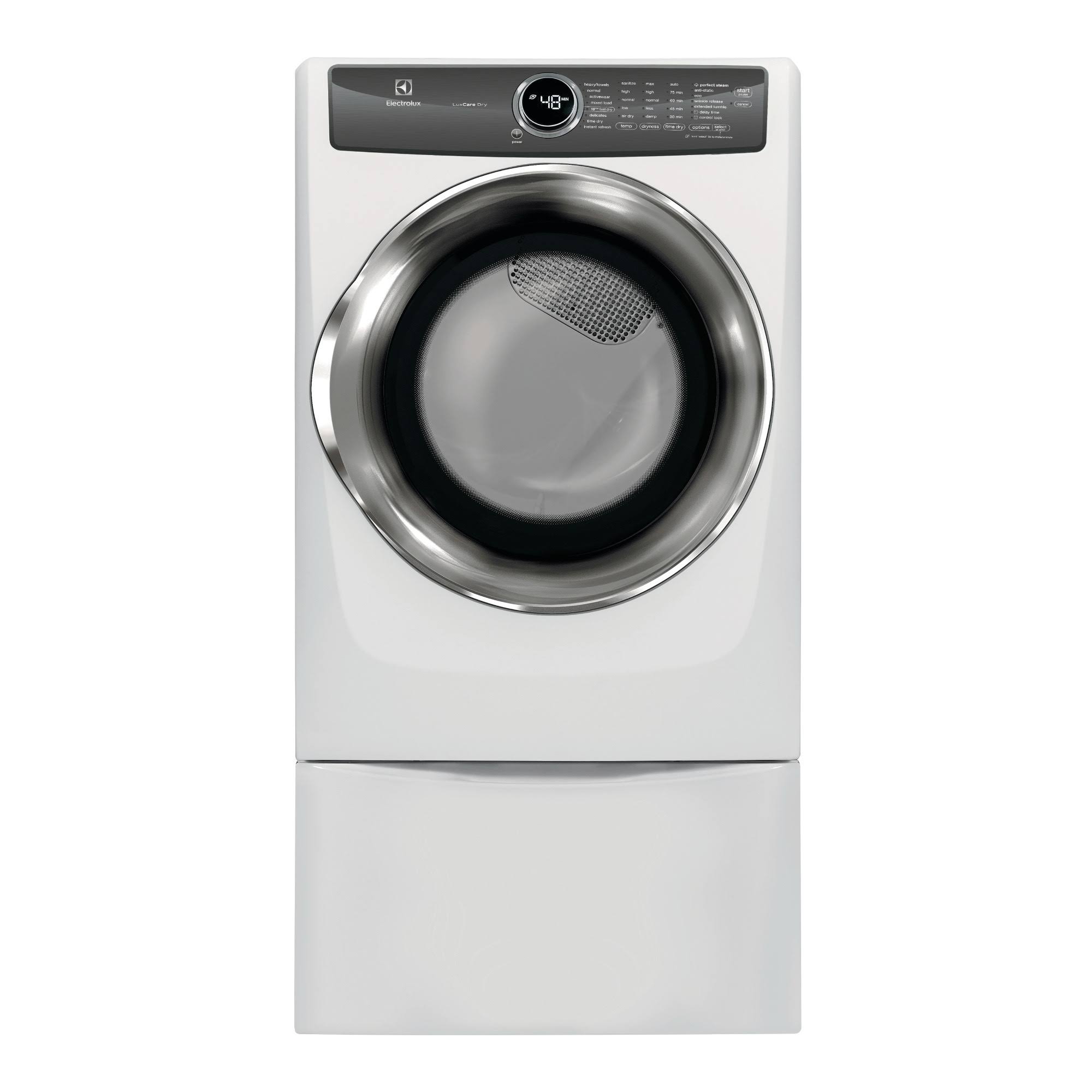 Electrolux Perfect Steam EFME527UIW FrontLoading Electric Dryer