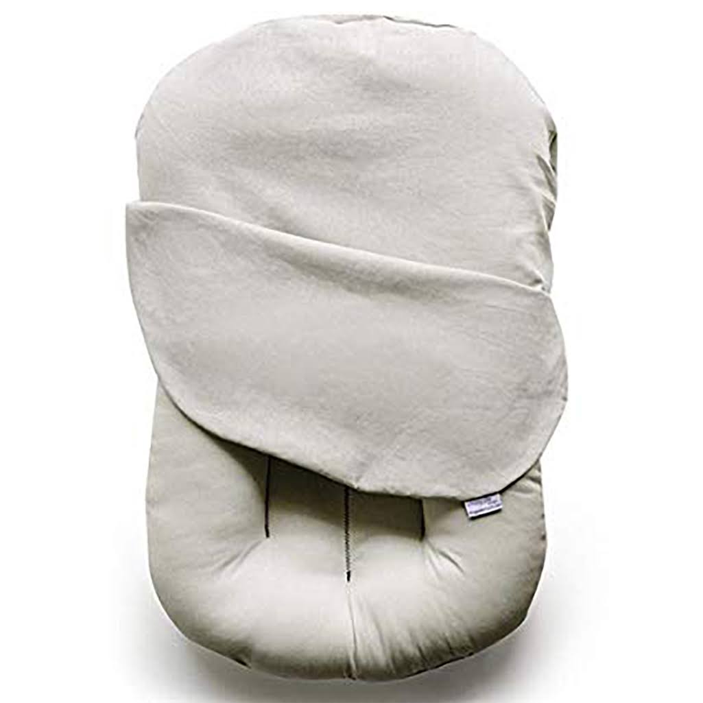 Snuggle Me Organic Patented Sensory Lounger for Baby Organic Cotton, Virgin Fiberfill