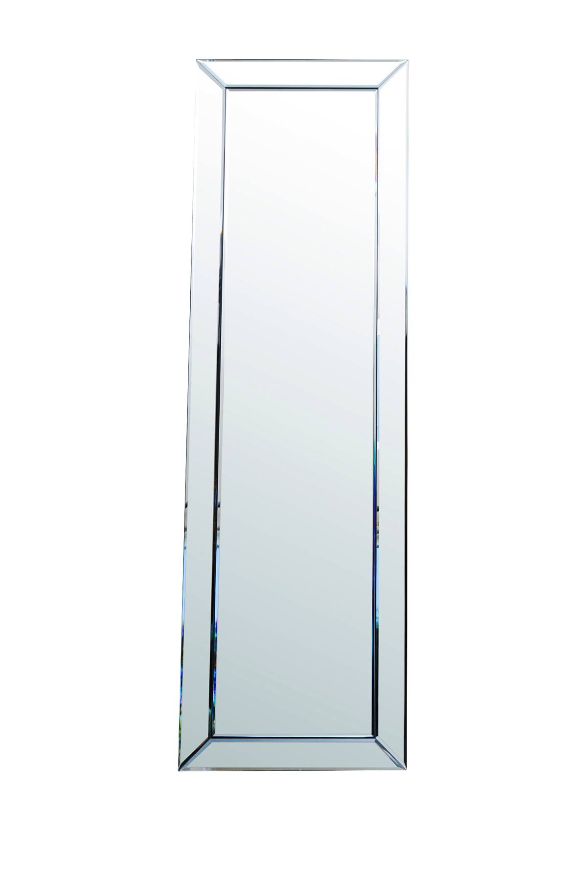 Abbyson Loft Rectangle Wall Mirror, Silver Hrazda