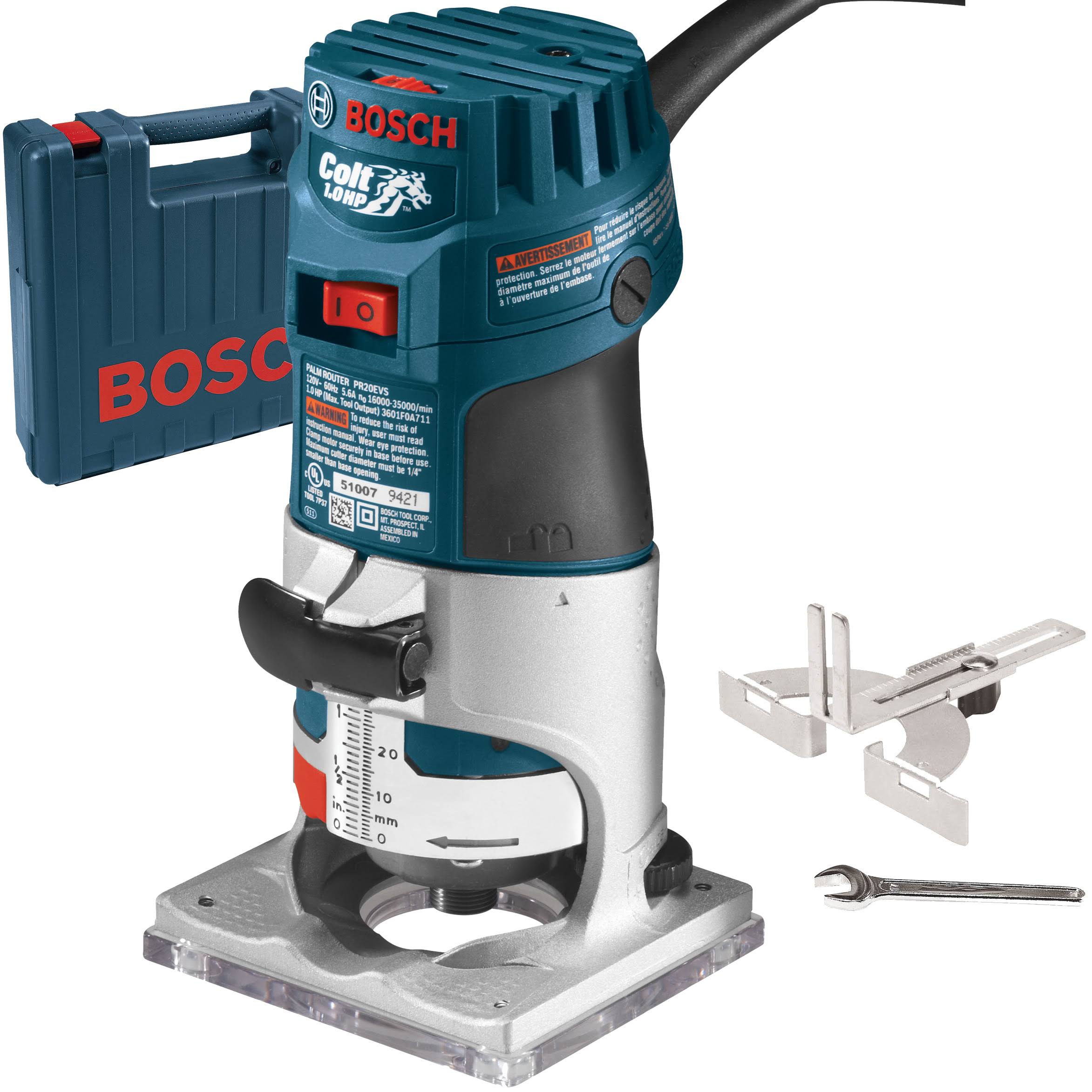 Bosch PR20EVSKRT Colt VariableSpeed Palm Router Kit Frgino