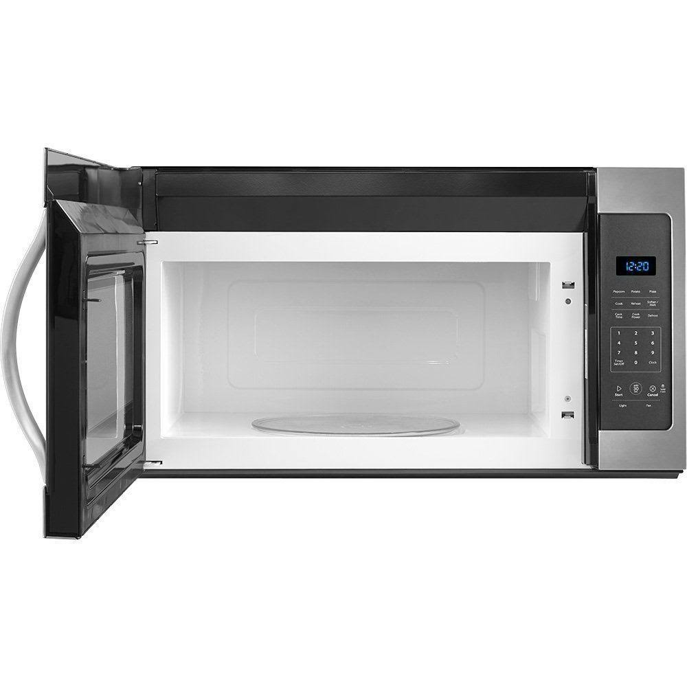 Whirlpool WMH31017FS 1000W BuiltIn Microwave 1.7 cu ft Black on