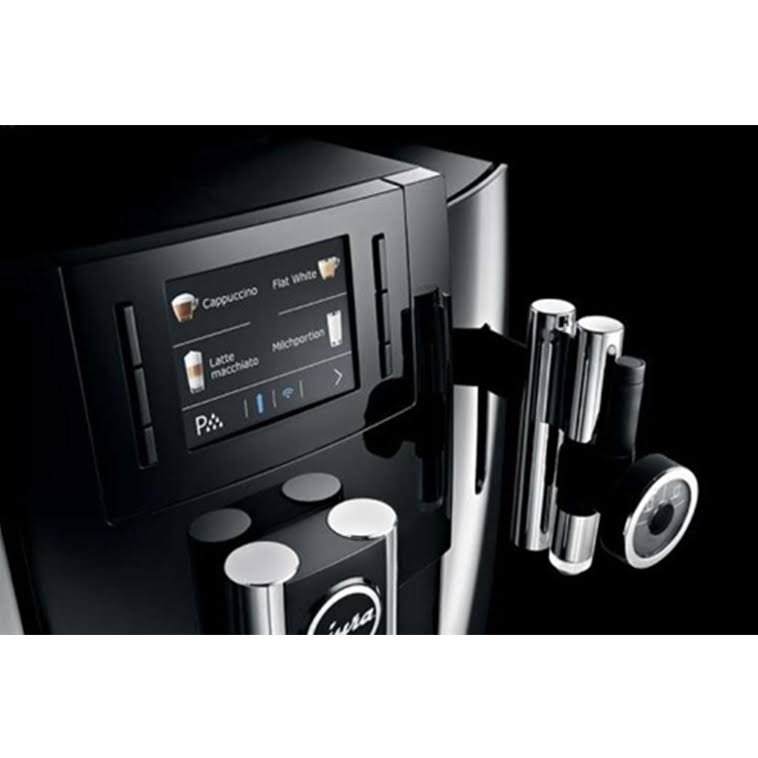 Jura Impressa E8 Automatic Coffee Machine (Chrome) Hrazda