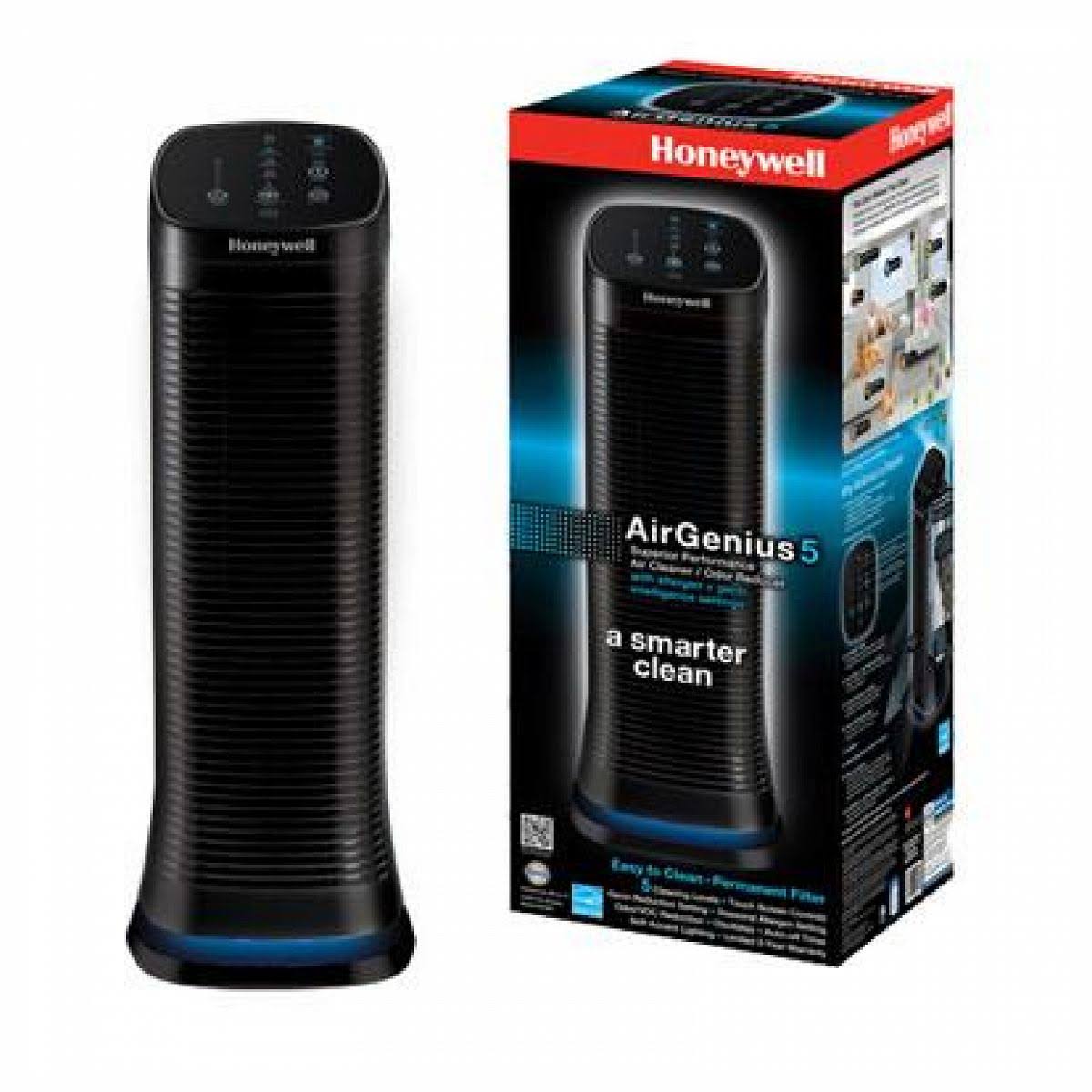 Honeywell Airgenius 5 Hfd320 Oscillating Tower Air Purifier - Black 