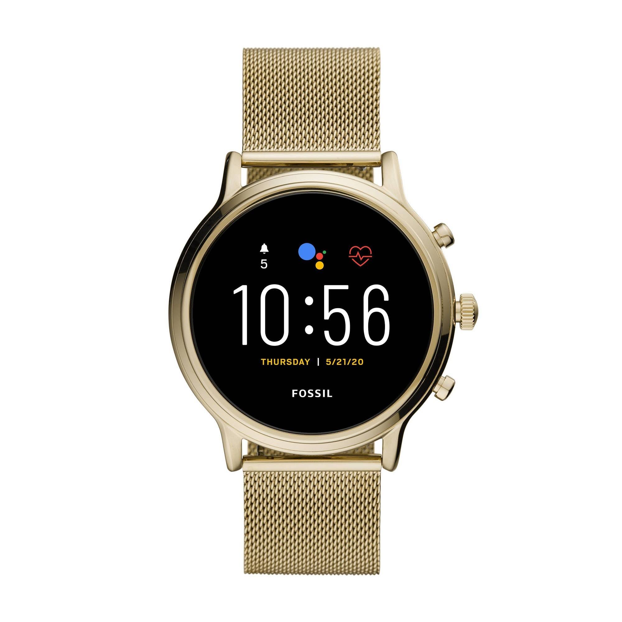 Fossil Julianna HR Gen 5 Smartwatch 44mm in GoldTone Stainless Steel