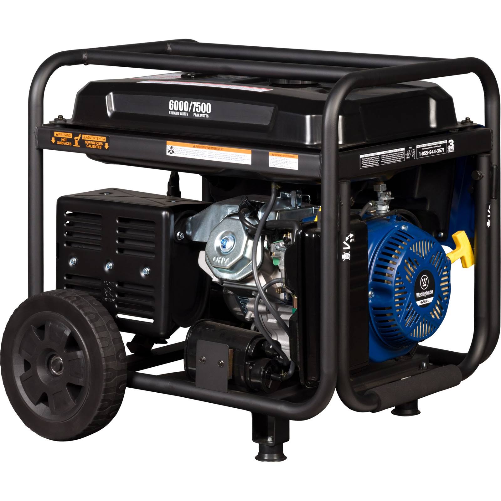 Westinghouse WGen7500 Portable Generator with Remote Electric Start