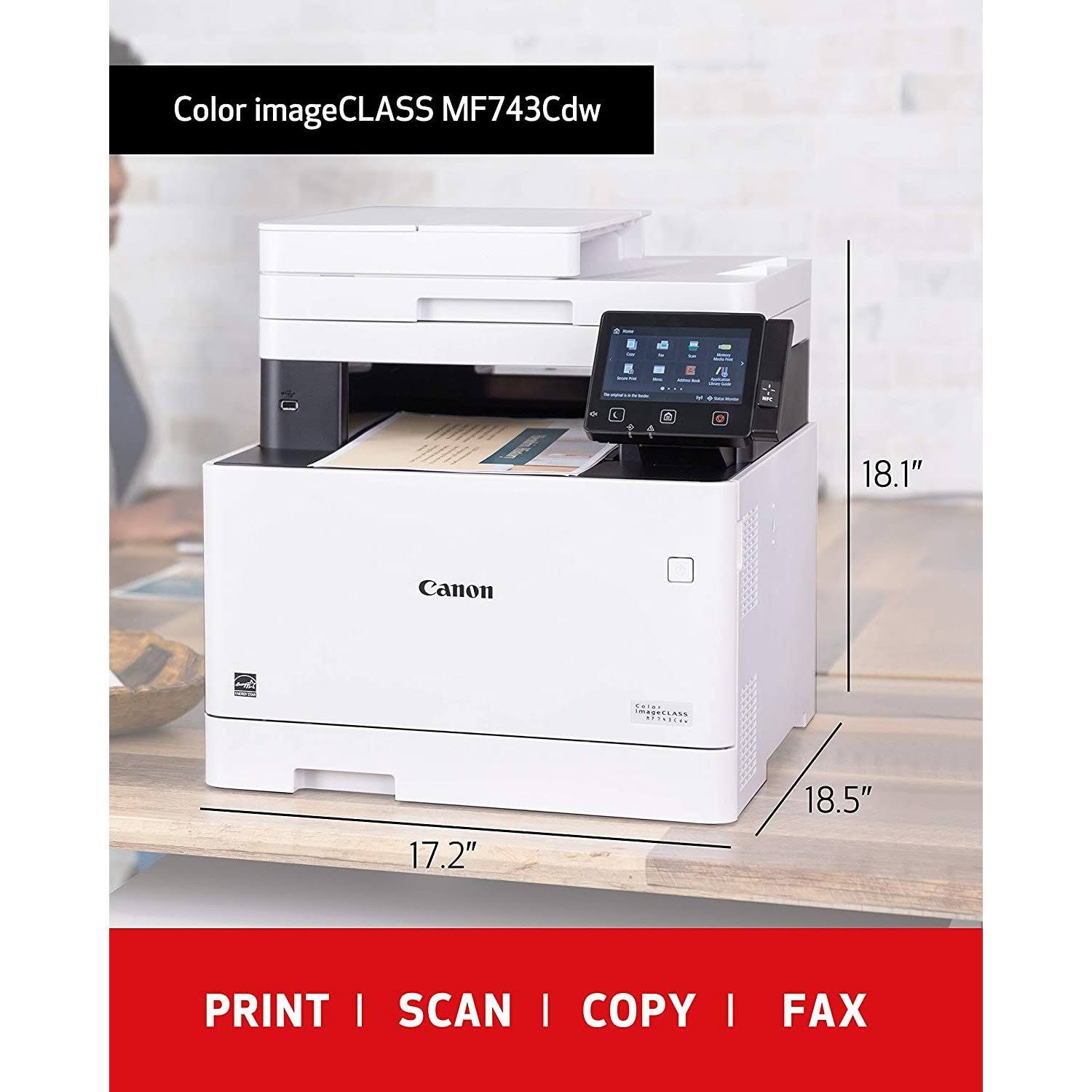 Canon ImageCLASS MF743Cdw Color Laser - Multifunction Printer - Hrazda