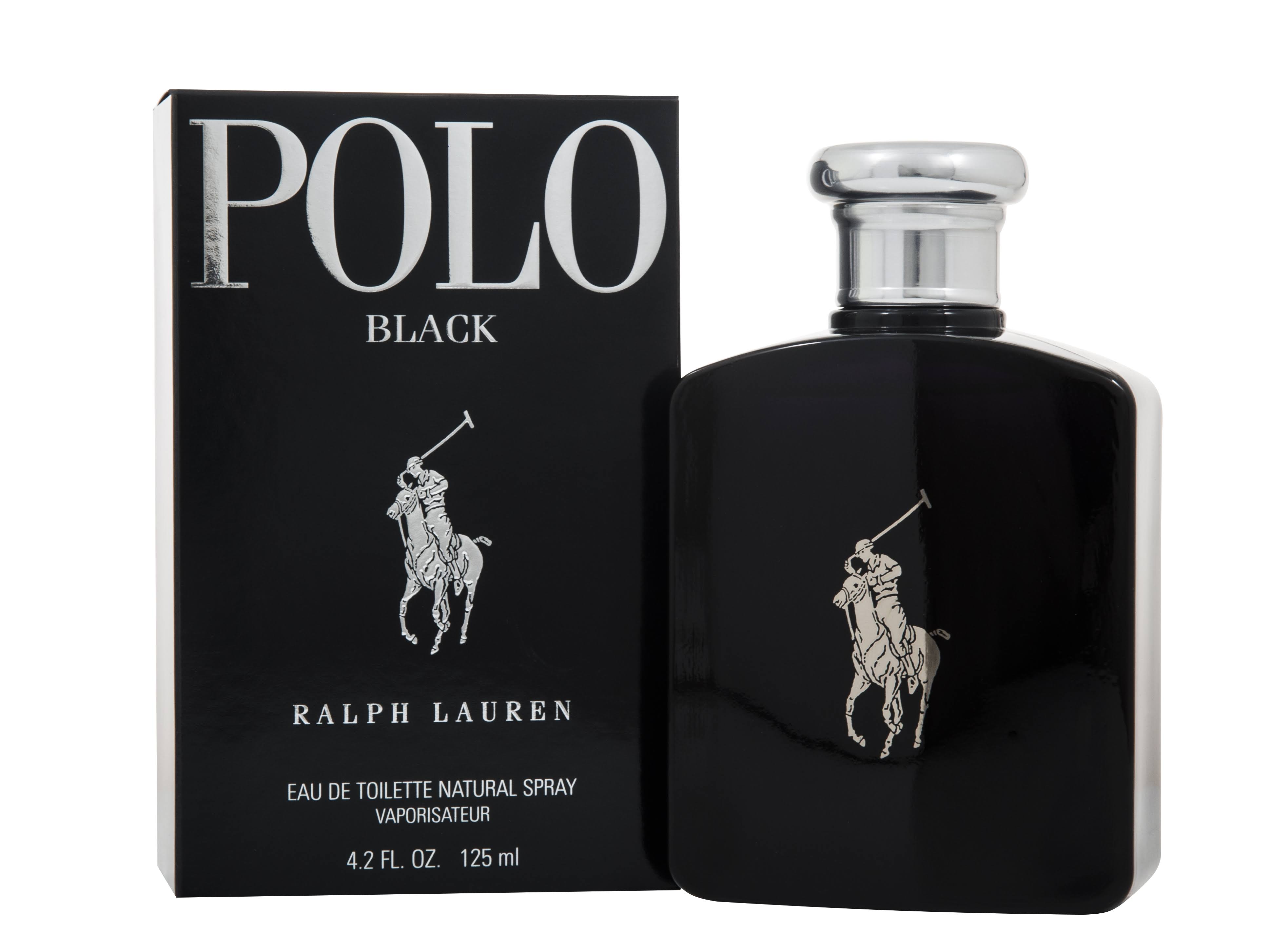 Ralph Lauren Polo Eau De Toilette Natural Spray, Black 4.2 fl oz
