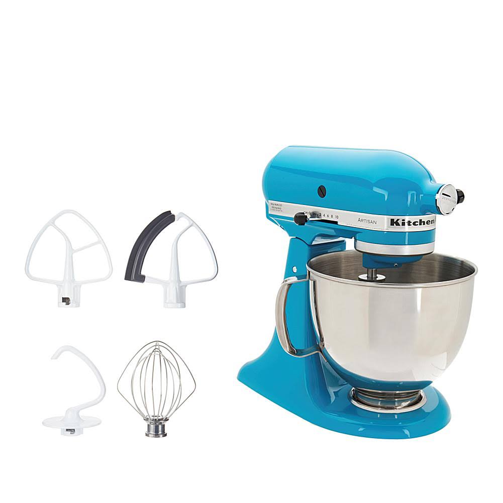 KitchenAid 5qt 325W Artisan Stand Mixer w/ Flex Edge ,Guava Glaze Frgino