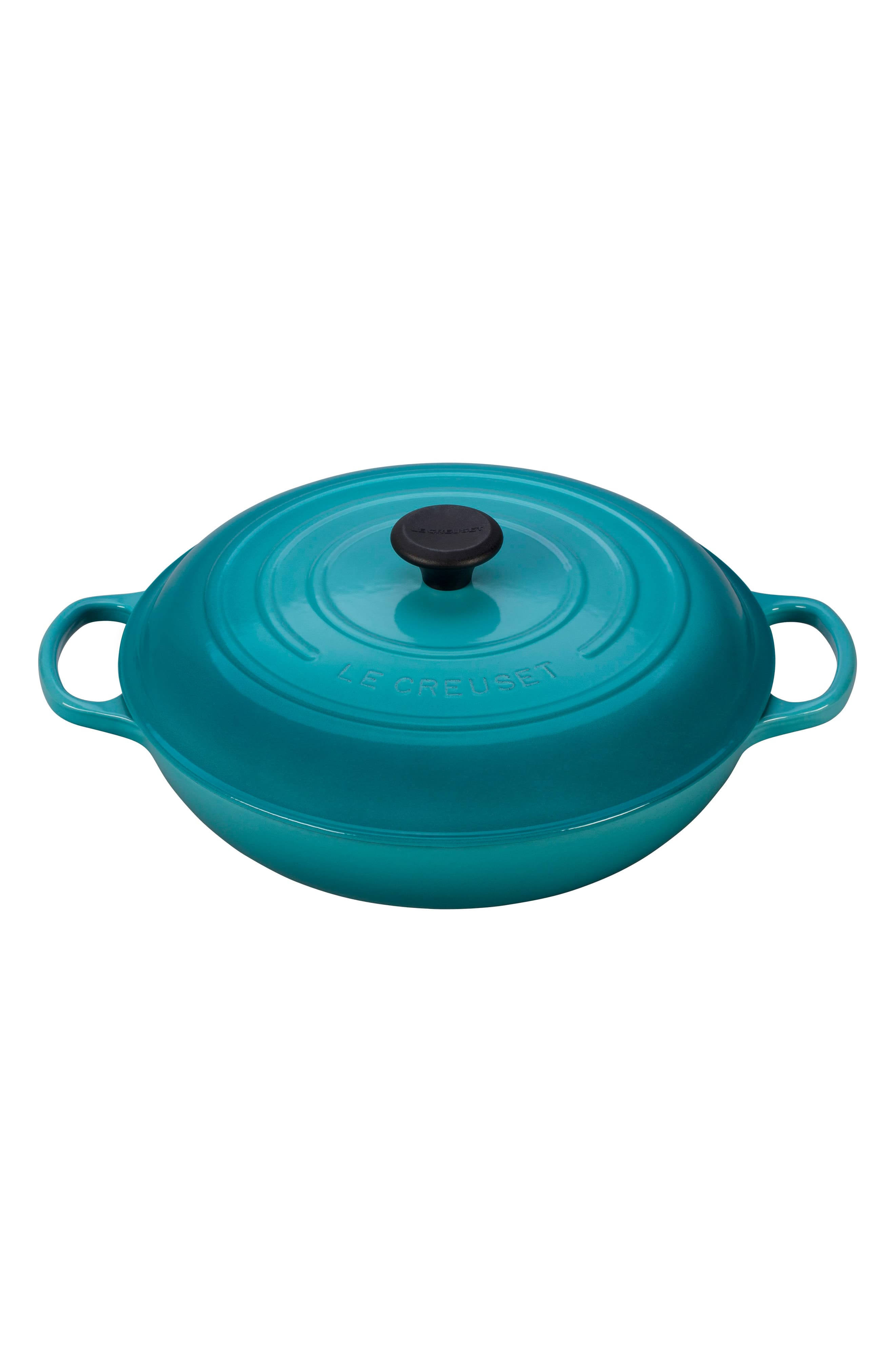 Le Creuset 5Quart Signature Cast Iron Braiser Caribbean Hrazda