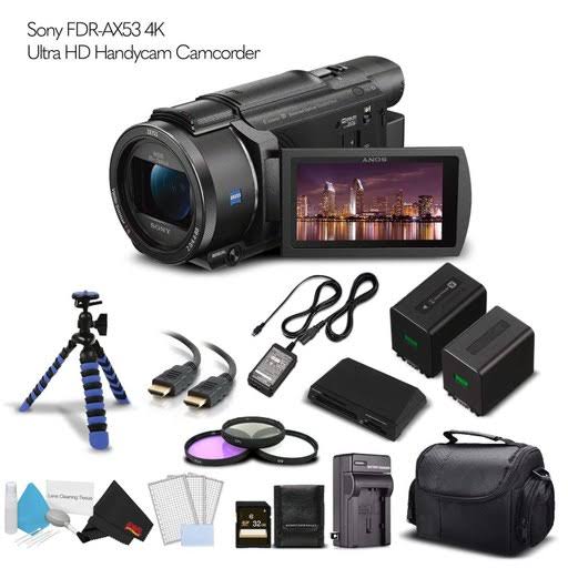 Sony FDRAX53 4K Ultra HD Handycam Camcorder International Version with