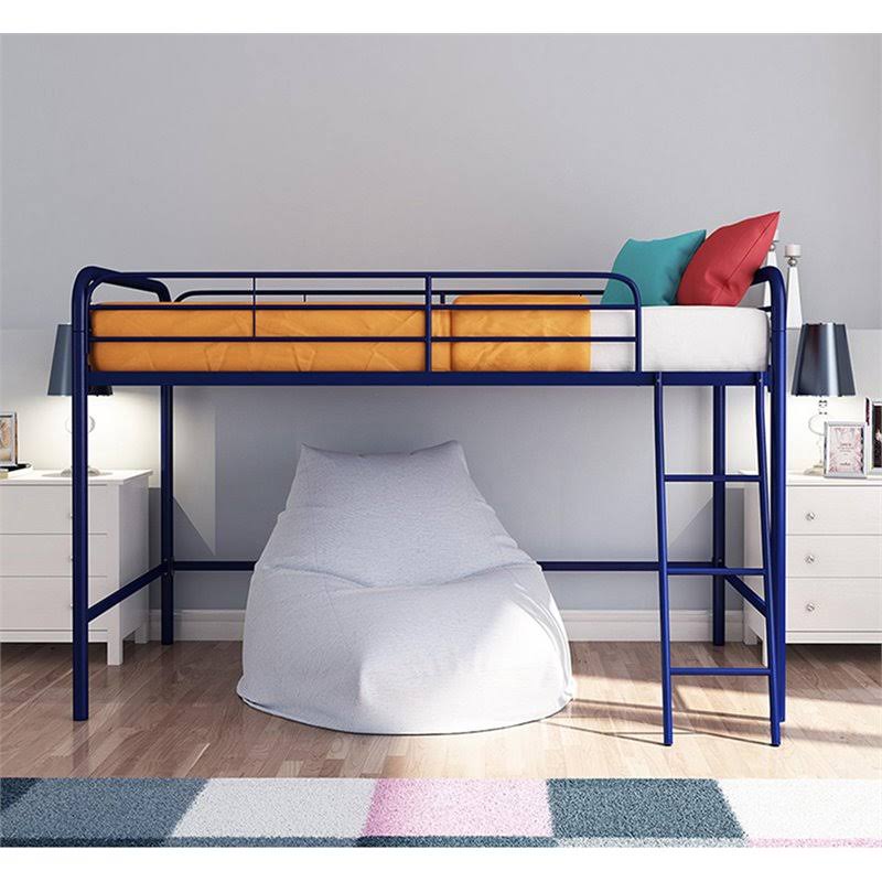 Dhp Junior Loft Bed, Twin, Multiple Colors, Blue Hrazda