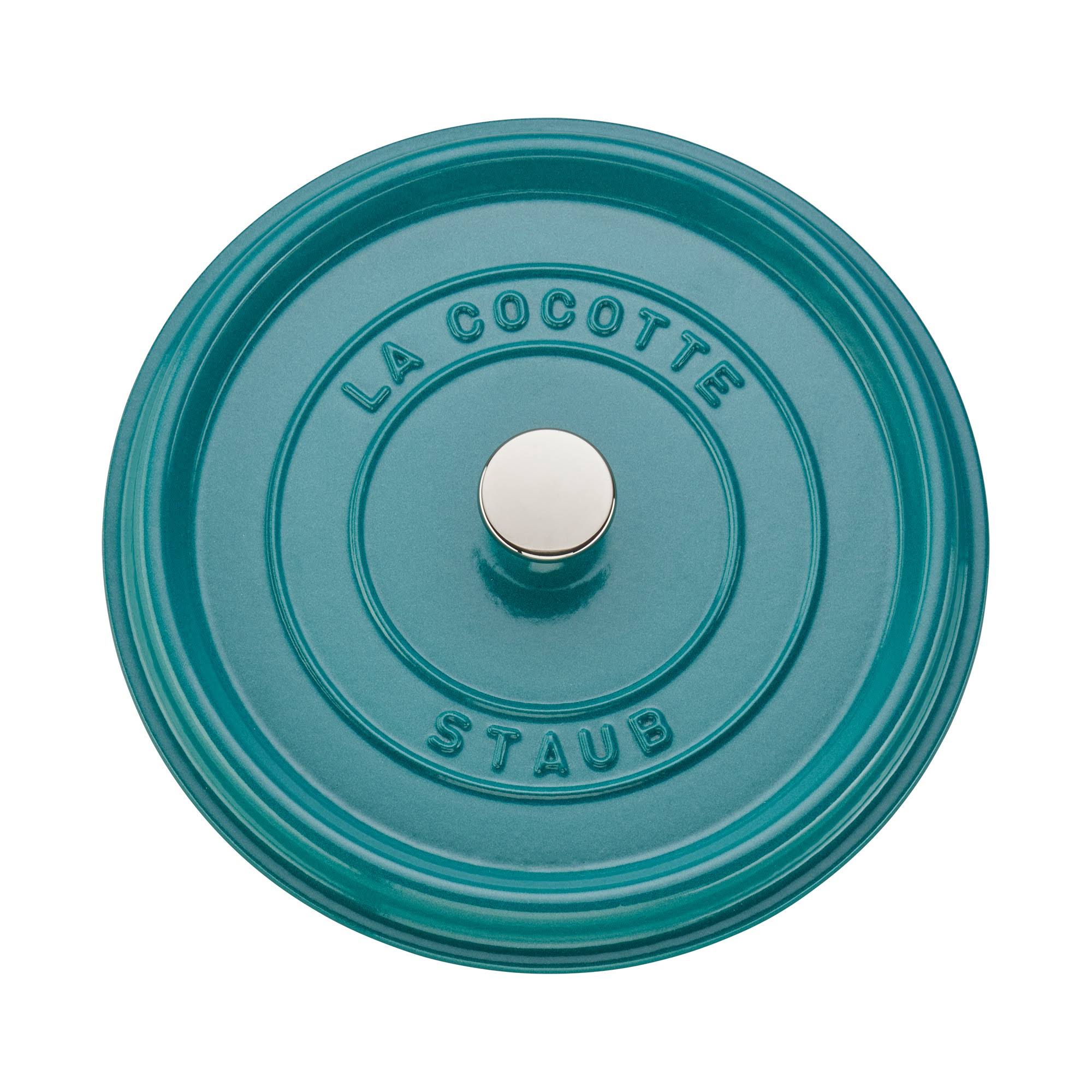 Staub 4 Quart Round Cocotte Turquoise Frgino