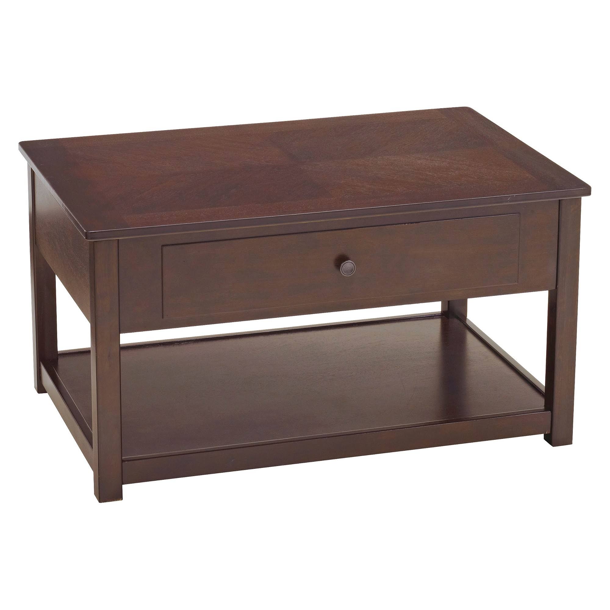 Ashley Marion Dark Brown Lift Top Cocktail Table Hrazda
