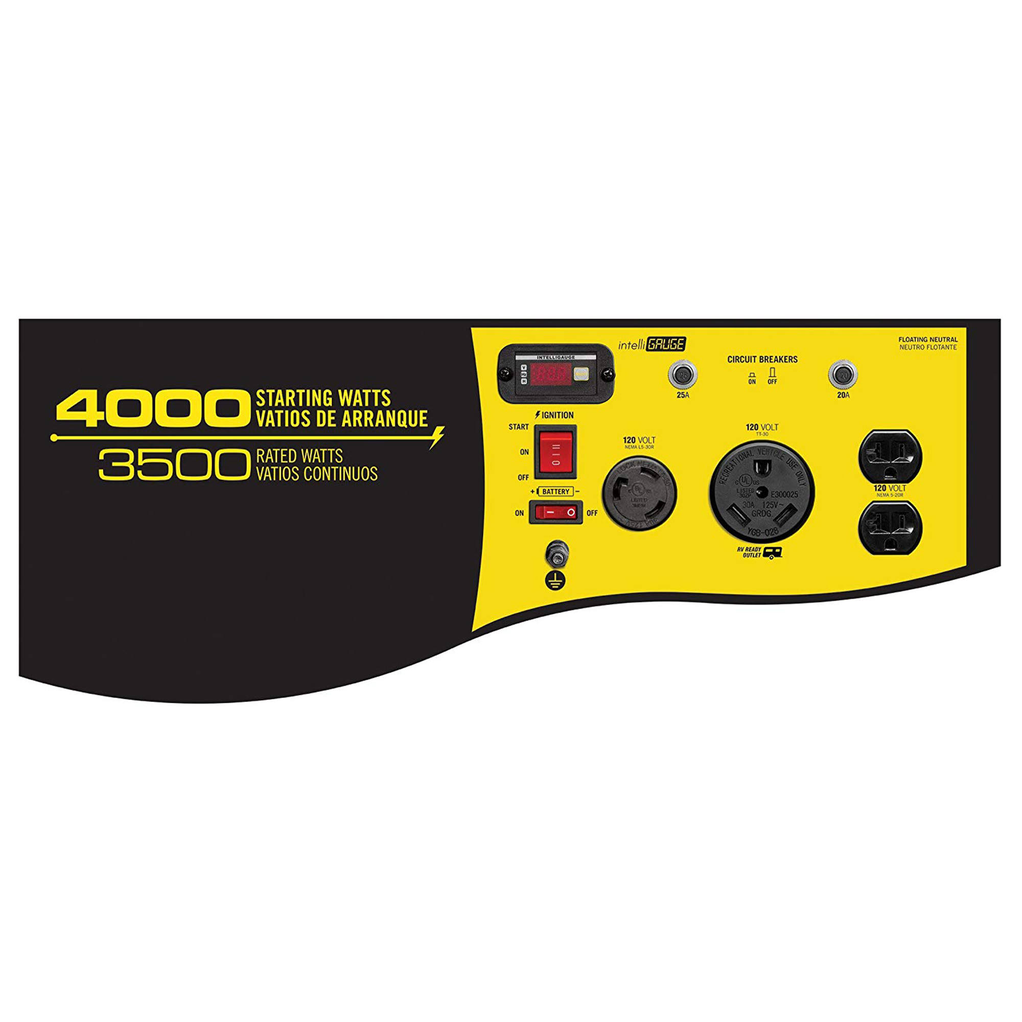 Champion 46539 3500 Watt RV Ready Portable Generator with Wireless