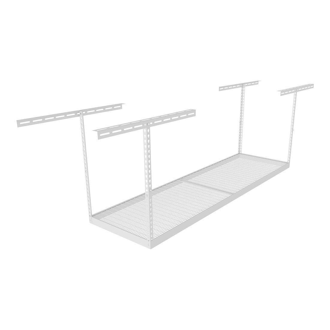 SafeRacks Overhead Storage Rack, White Frgino