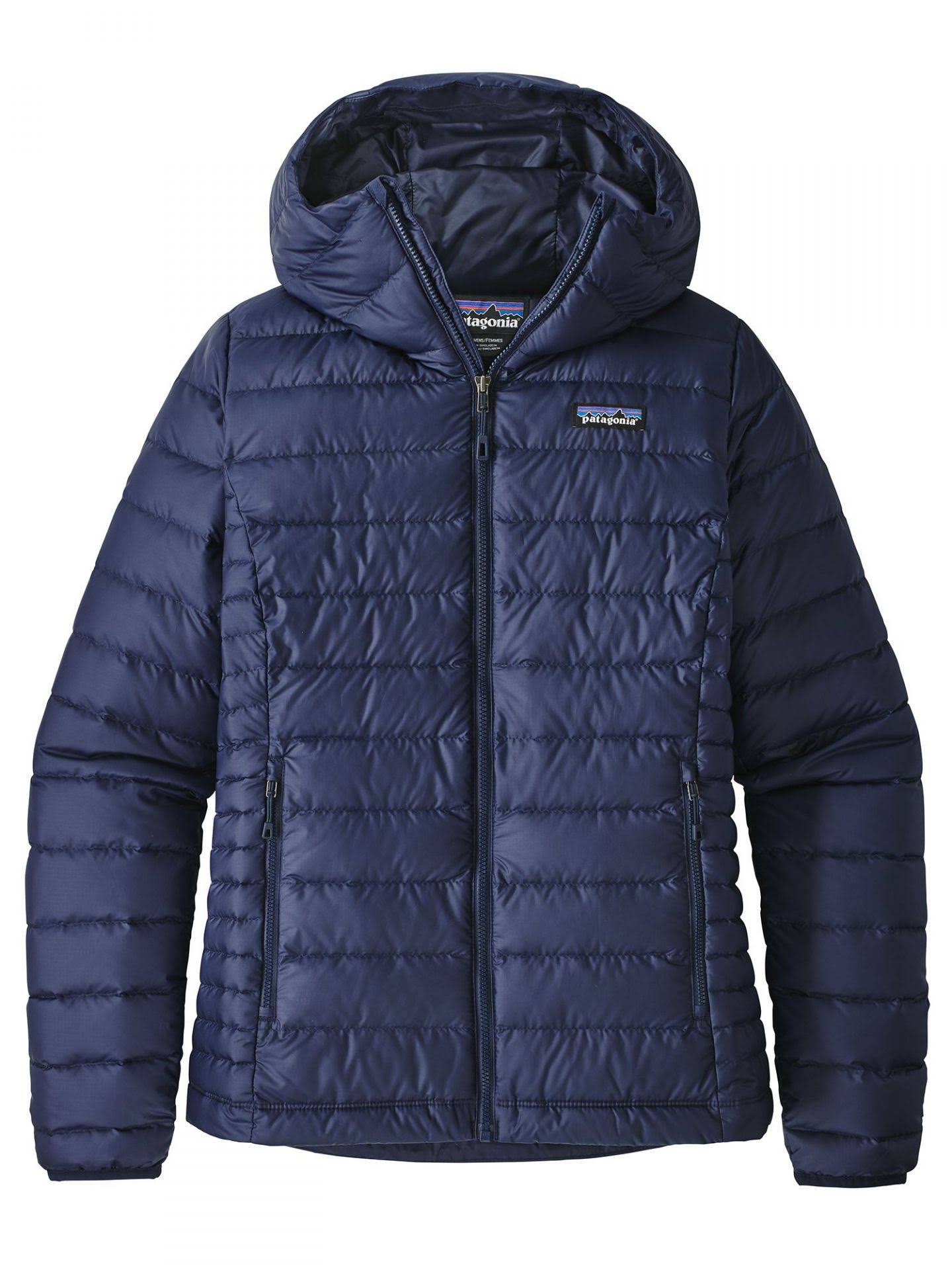 Patagonia Women's Down Sweater Hoody Classic Navy Hrazda