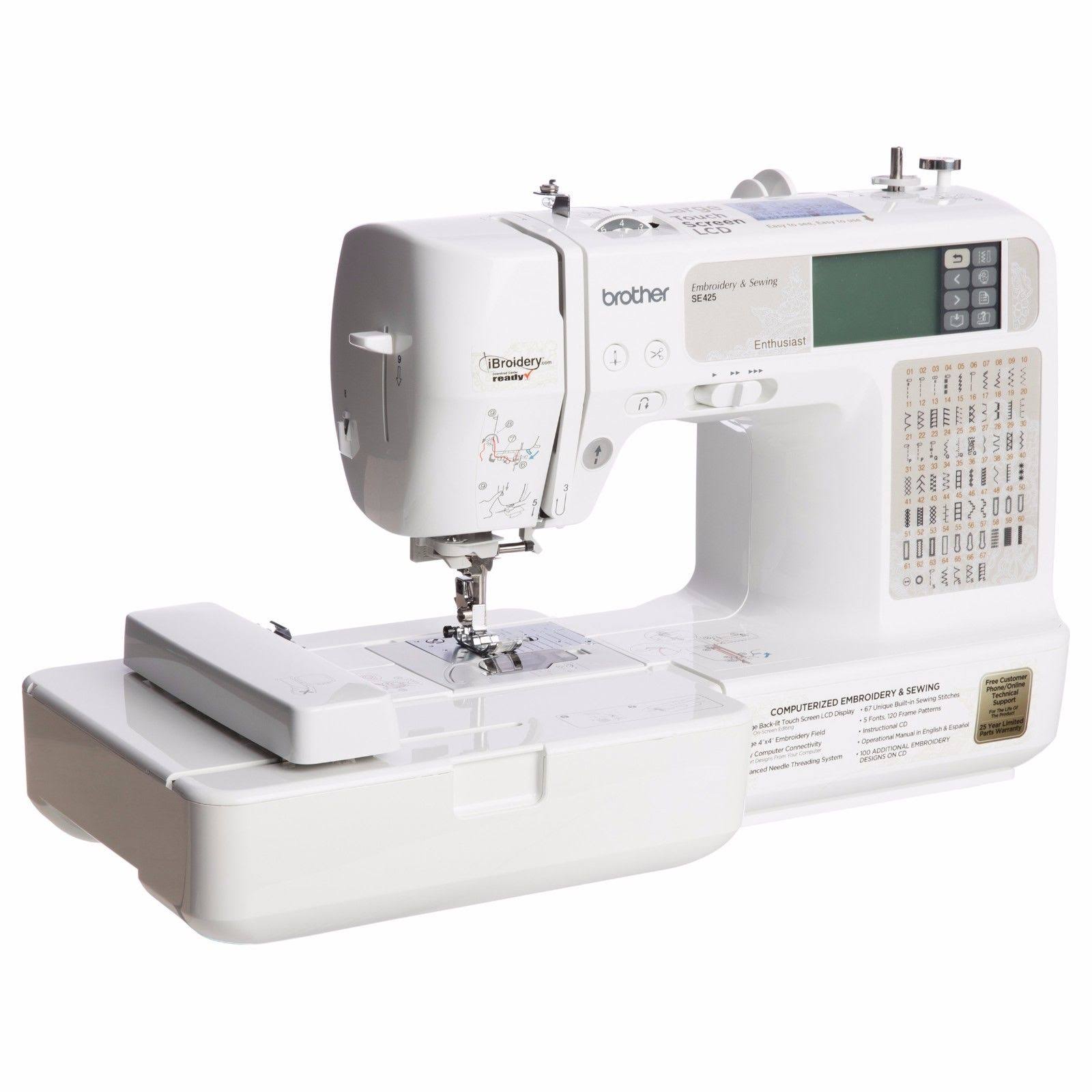Brother SE400 Computerized Sewing and Embroidery Machine Hrazda