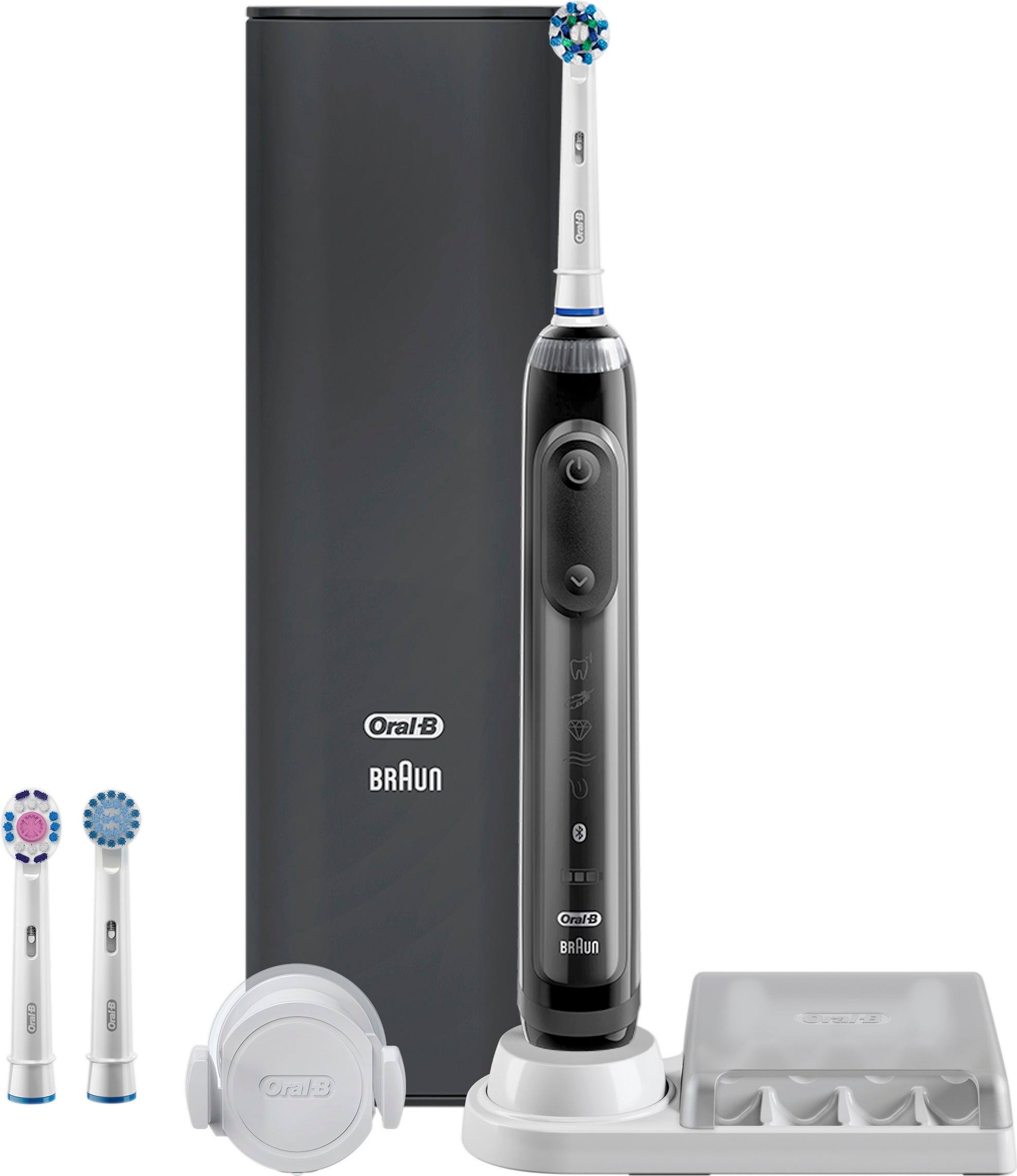 Braun Oral B Genius 8000 crossaction Bluetooth toothbrush, Black Frgino